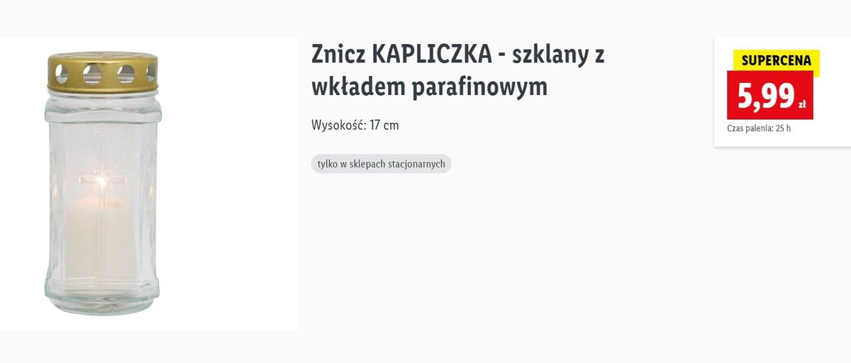 Ceny Zniczy S Kosmiczne Wiemy Ile Kosztuj W Biedronce Lidlu I