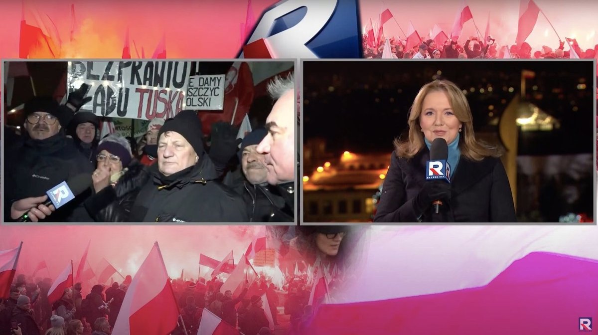 Wpadka w TV Republika Danuta Holecka w tarapatach mogła tylko