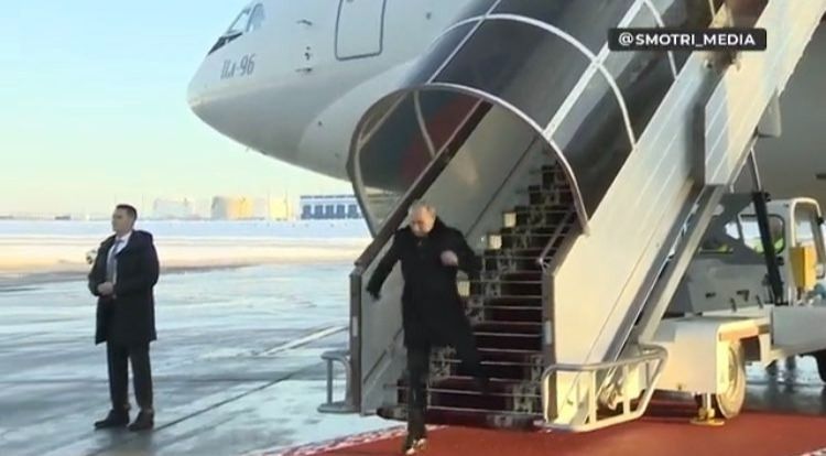 Władimir Putin, samolot