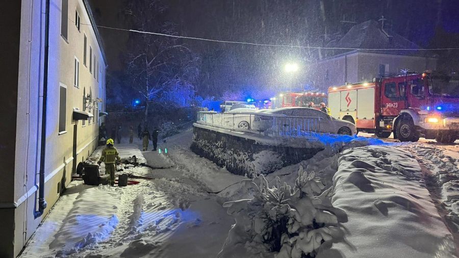 Tragiczny pożar w polskim mieście. Nie żyje jedna osoba, dwie kolejne są ranne