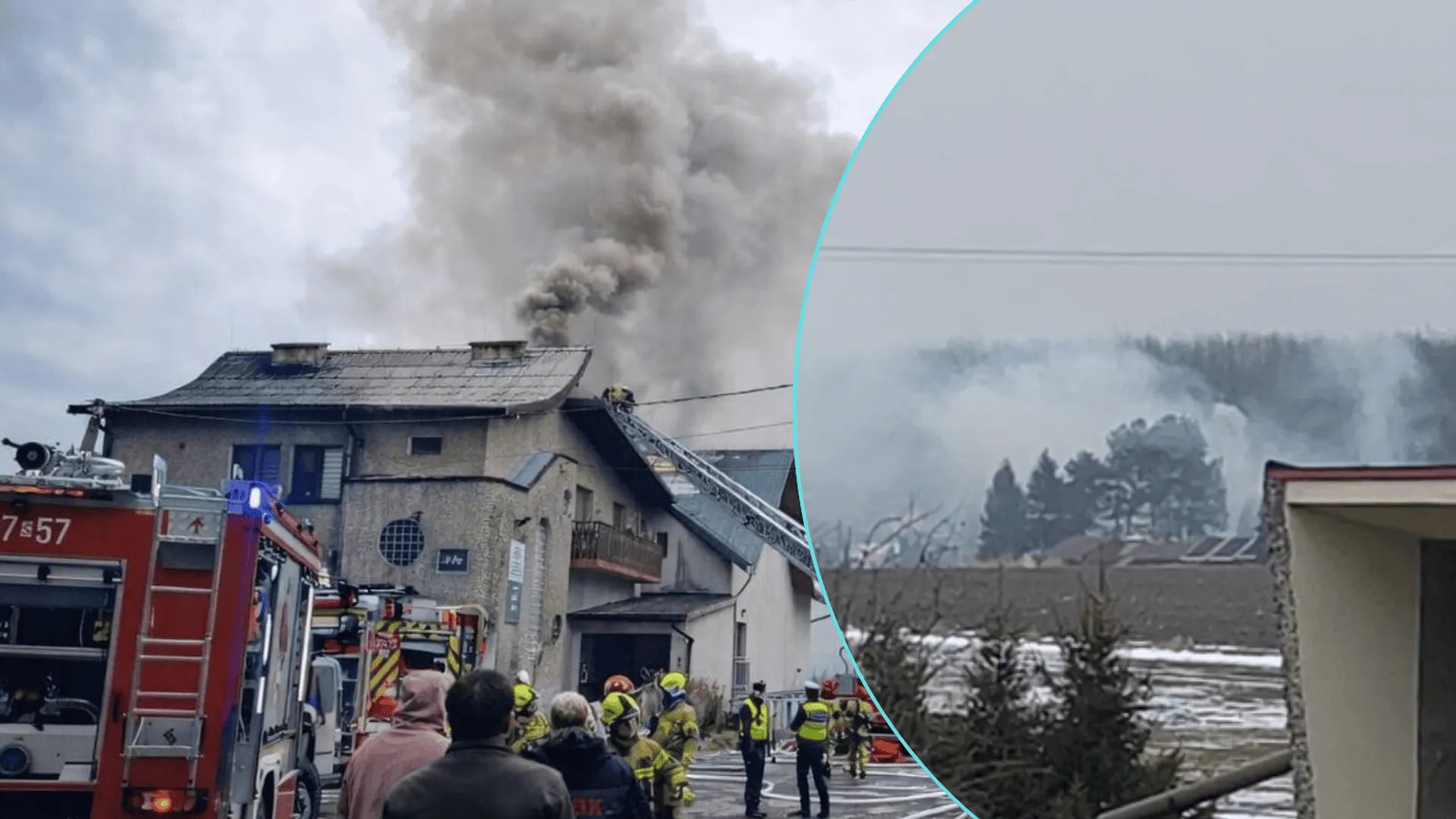 49 strażaków w akcji: Groźny pożar kościoła w Palowicach