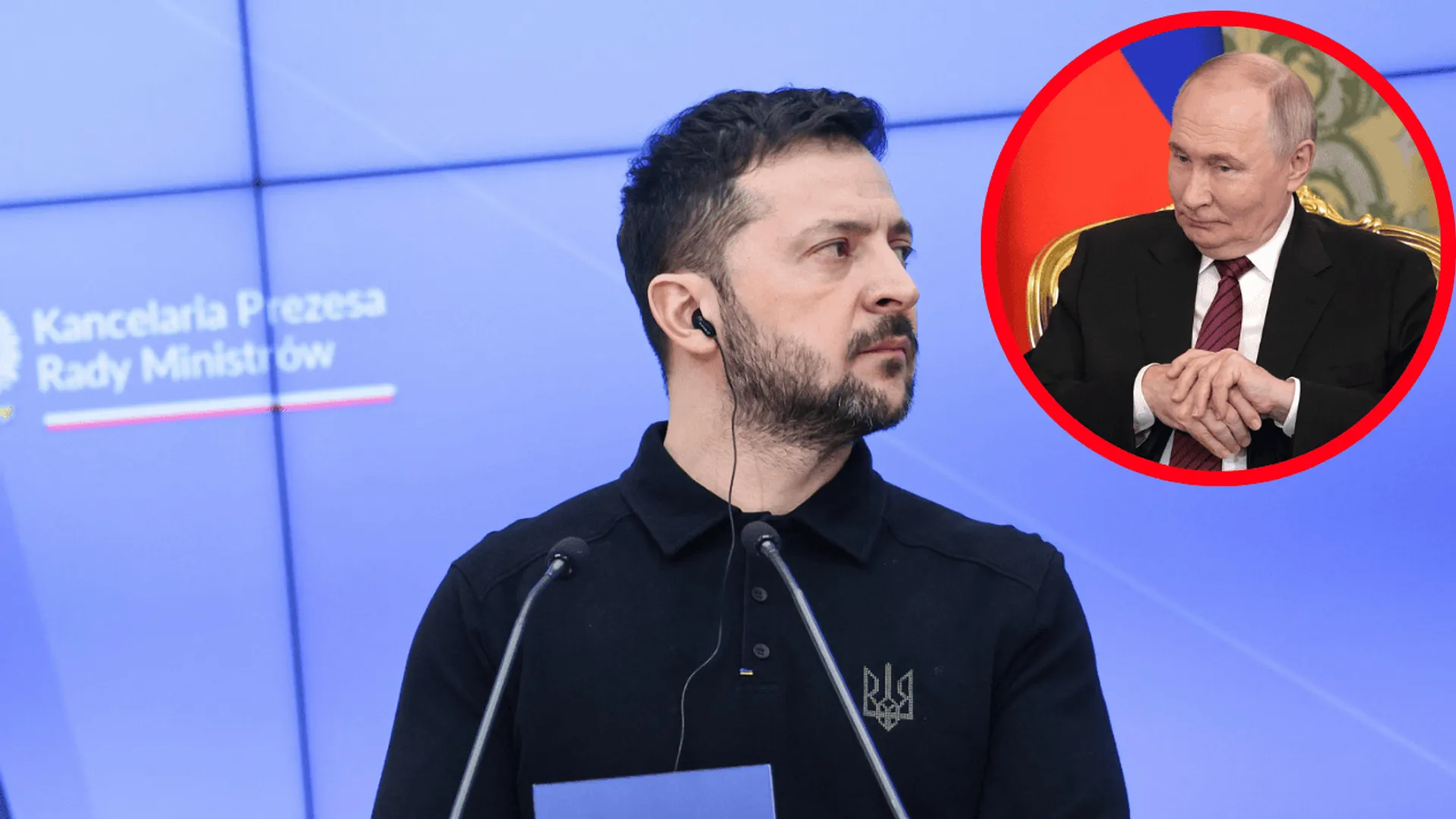 Władimir Putin i Wołodymyr Zełensk