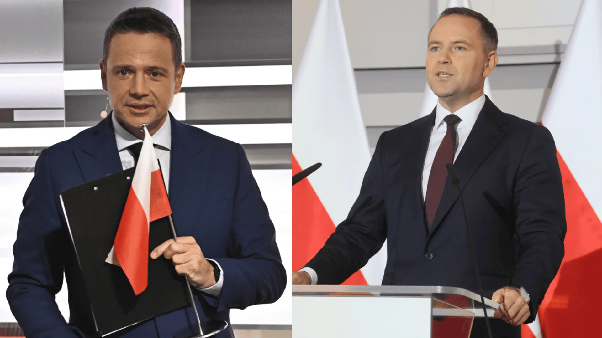 Rafał Trzaskowski i Karol Nawrocki