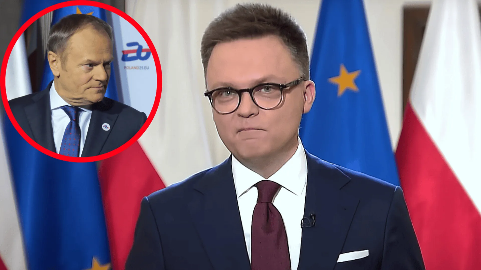 Szymon Hołownia i Donald Tusk