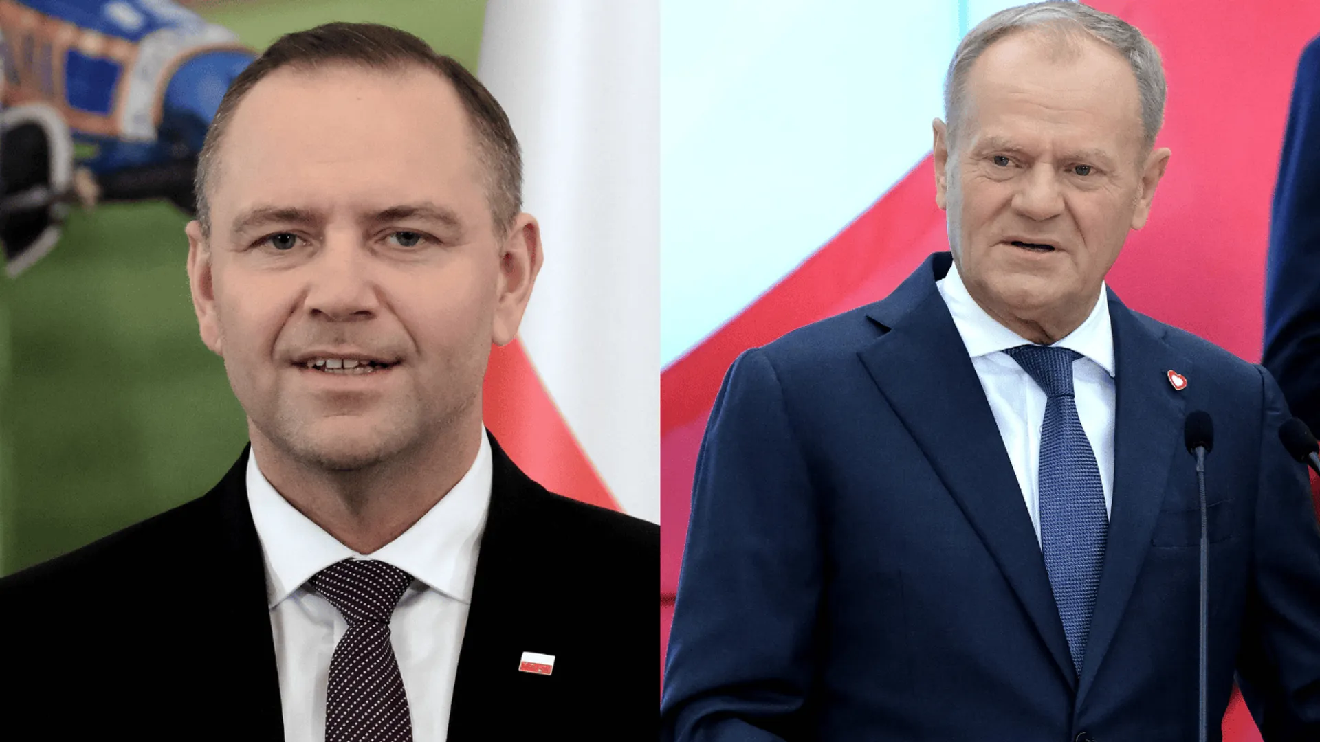 Karol Nawrocki i Donald Tusk