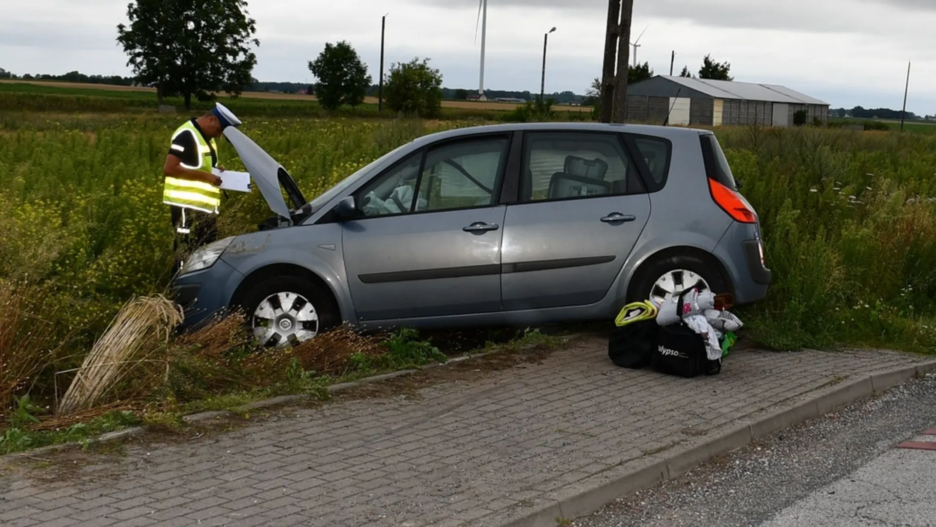 policja, wypadek, dzieci