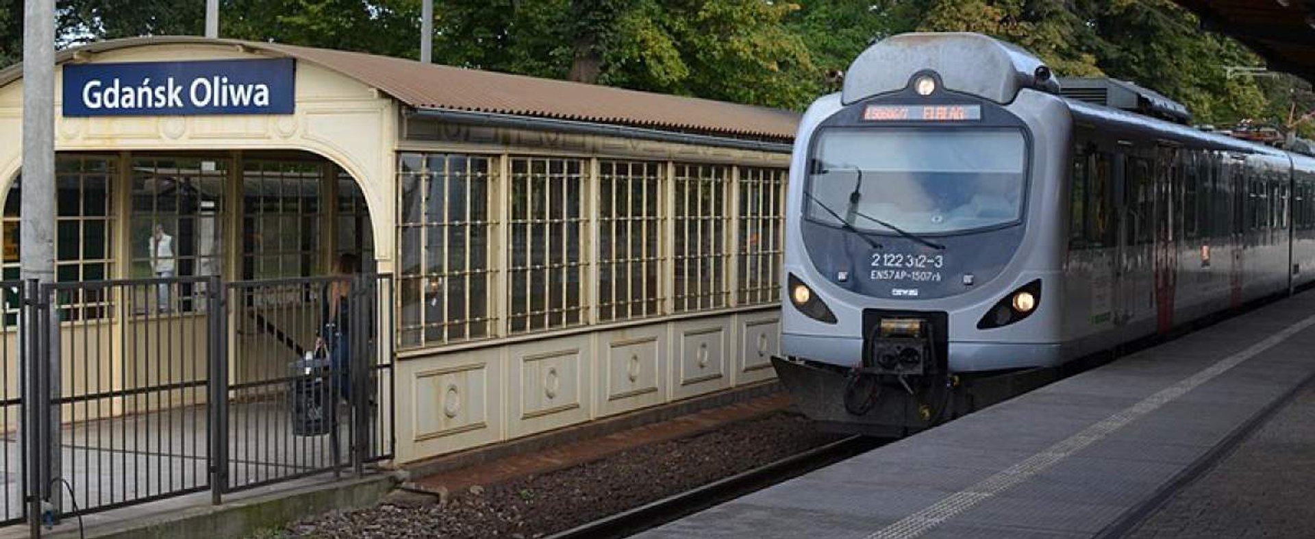 Pociąg Polregio w Gdańsku