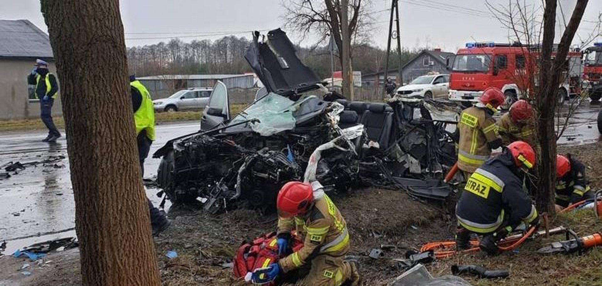 Wypadek kierowca BMW