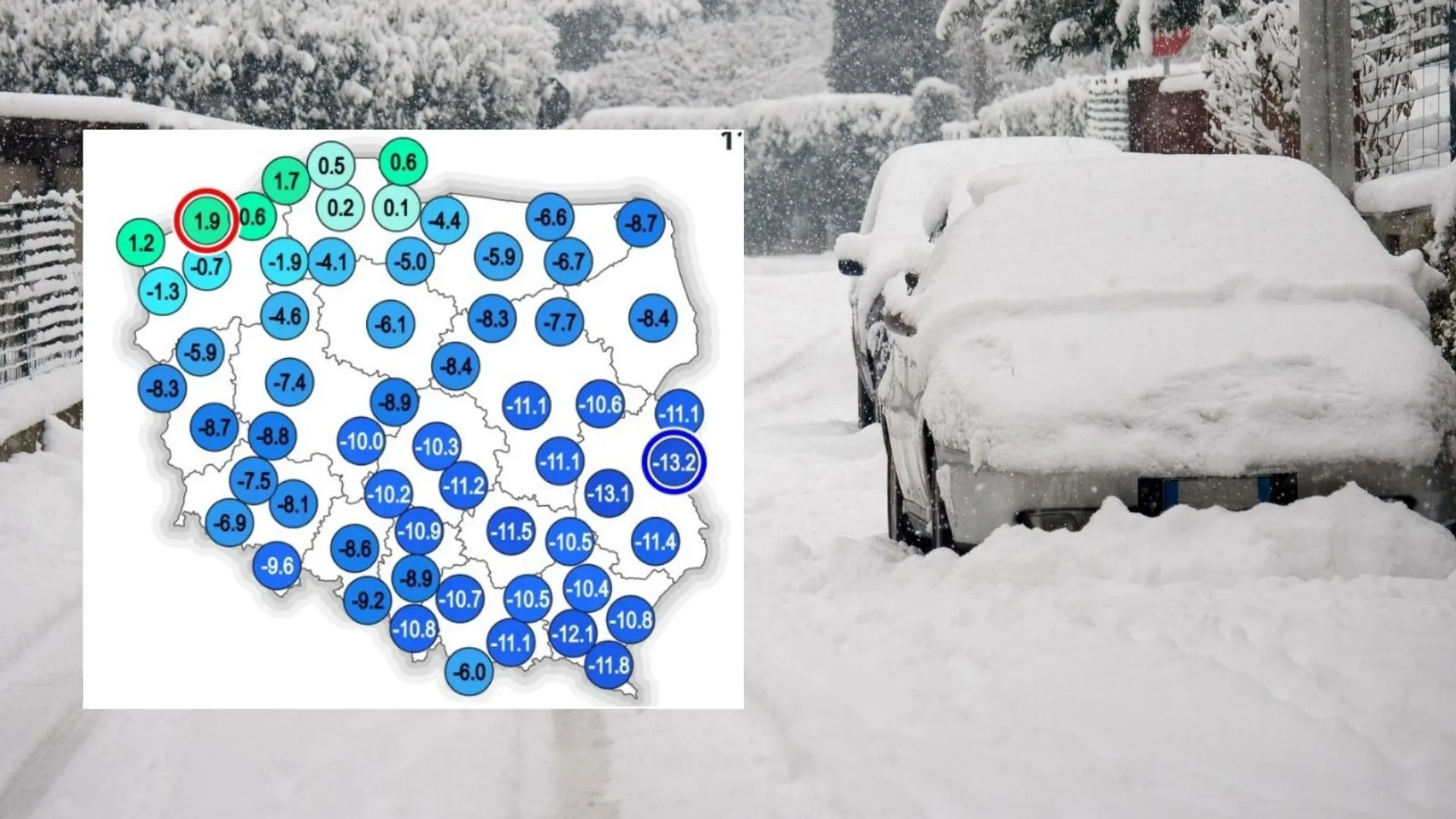 Pogoda, śnieg, zima