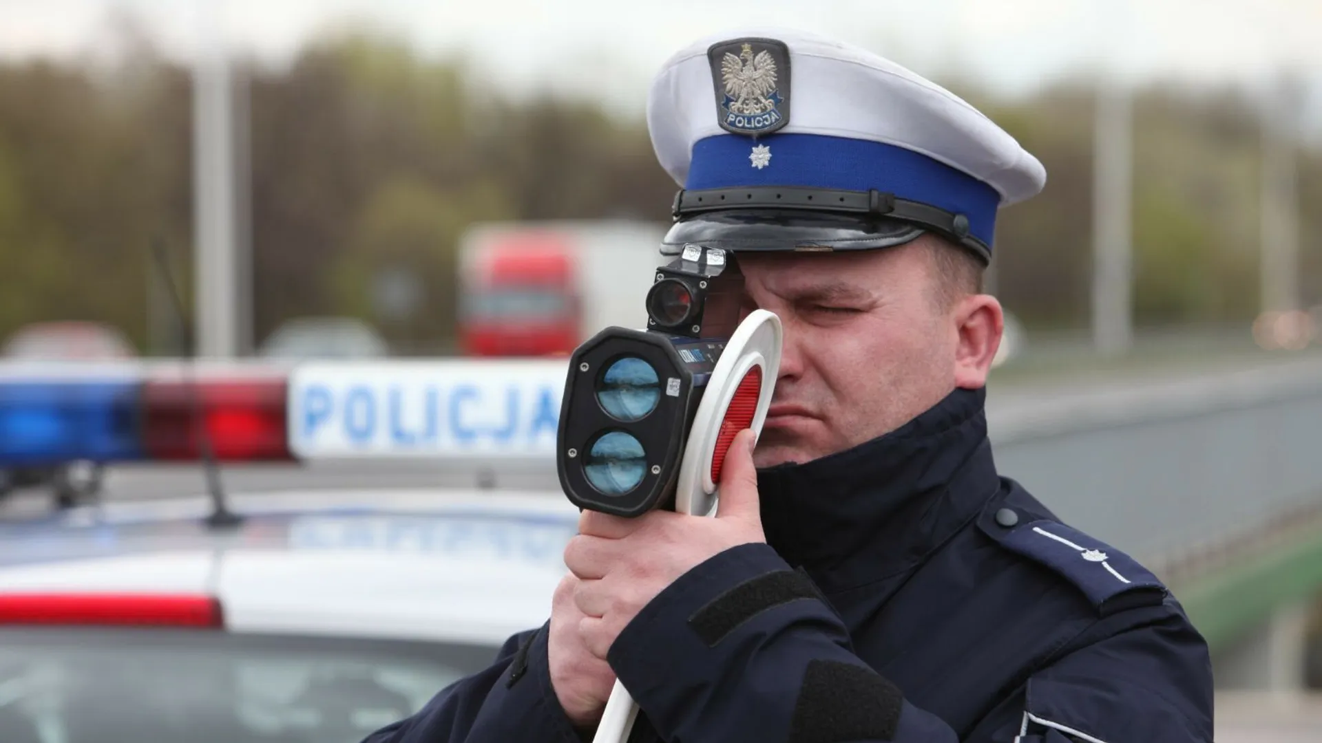 Kontrola prędkości, policja