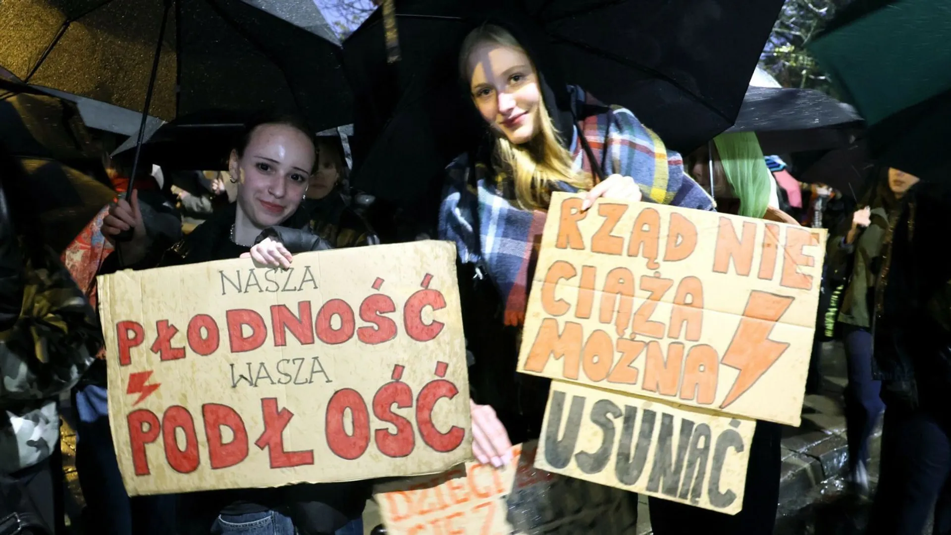 Protest w Warszawie