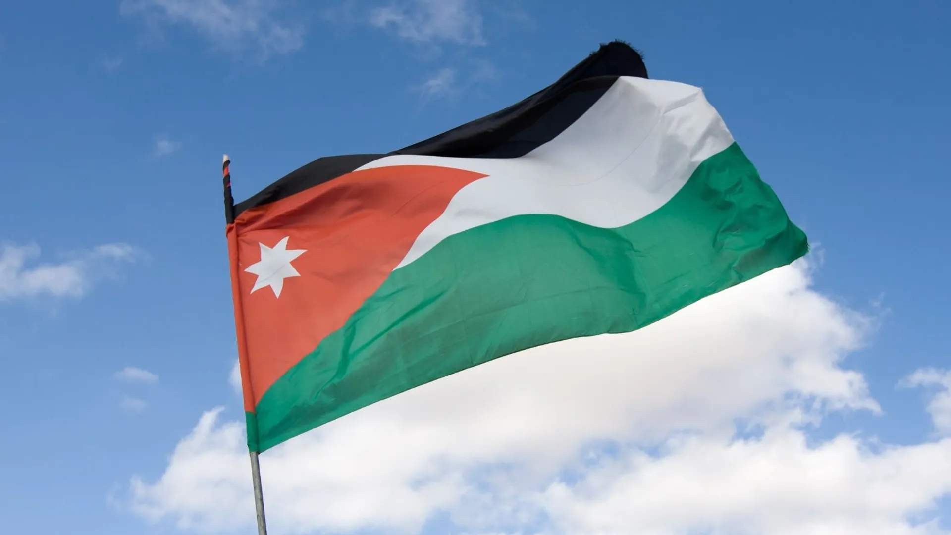 Flaga Jordanii