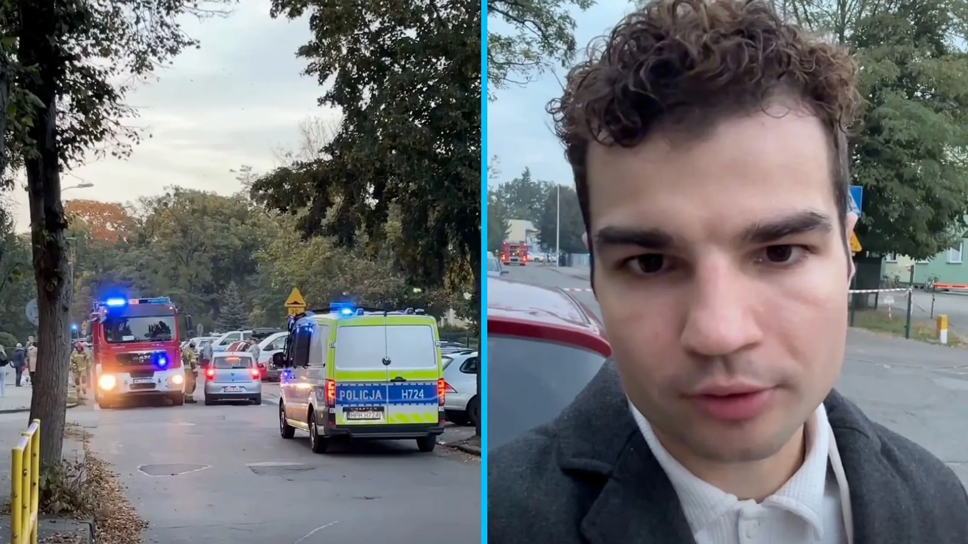 Atak 19-latka w szkole w Ostrołęce