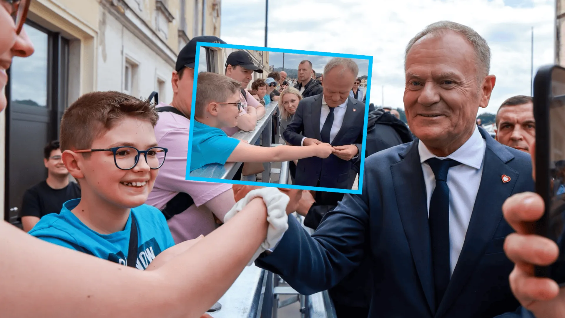 Donald Tusk w Głuchołazach