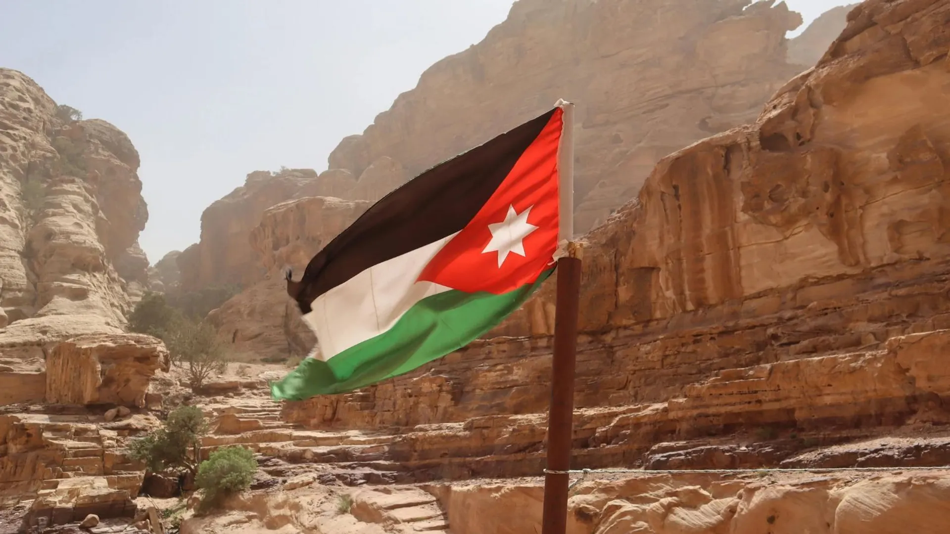 Flaga Jordanii