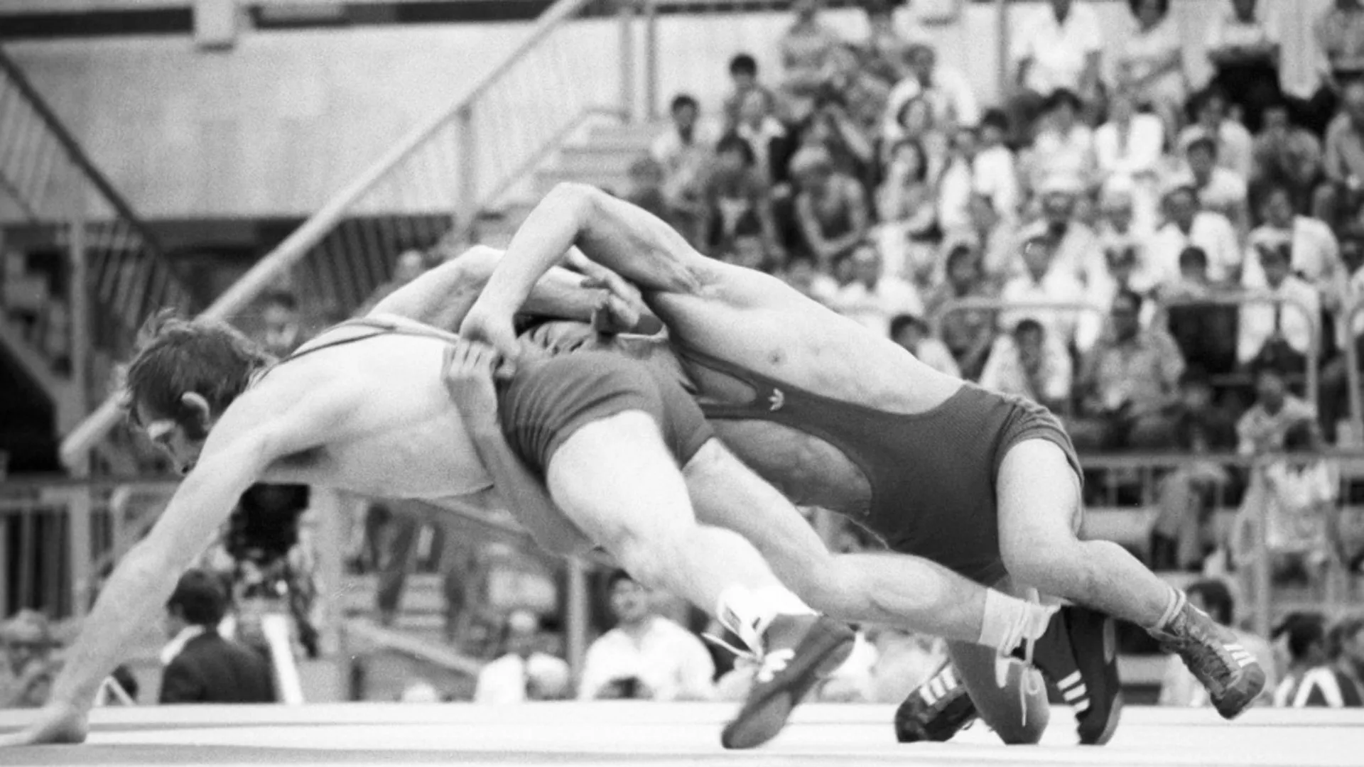 Józef Lipień podczas igrzysk olimpijskich w Moskwie w 1980 r.