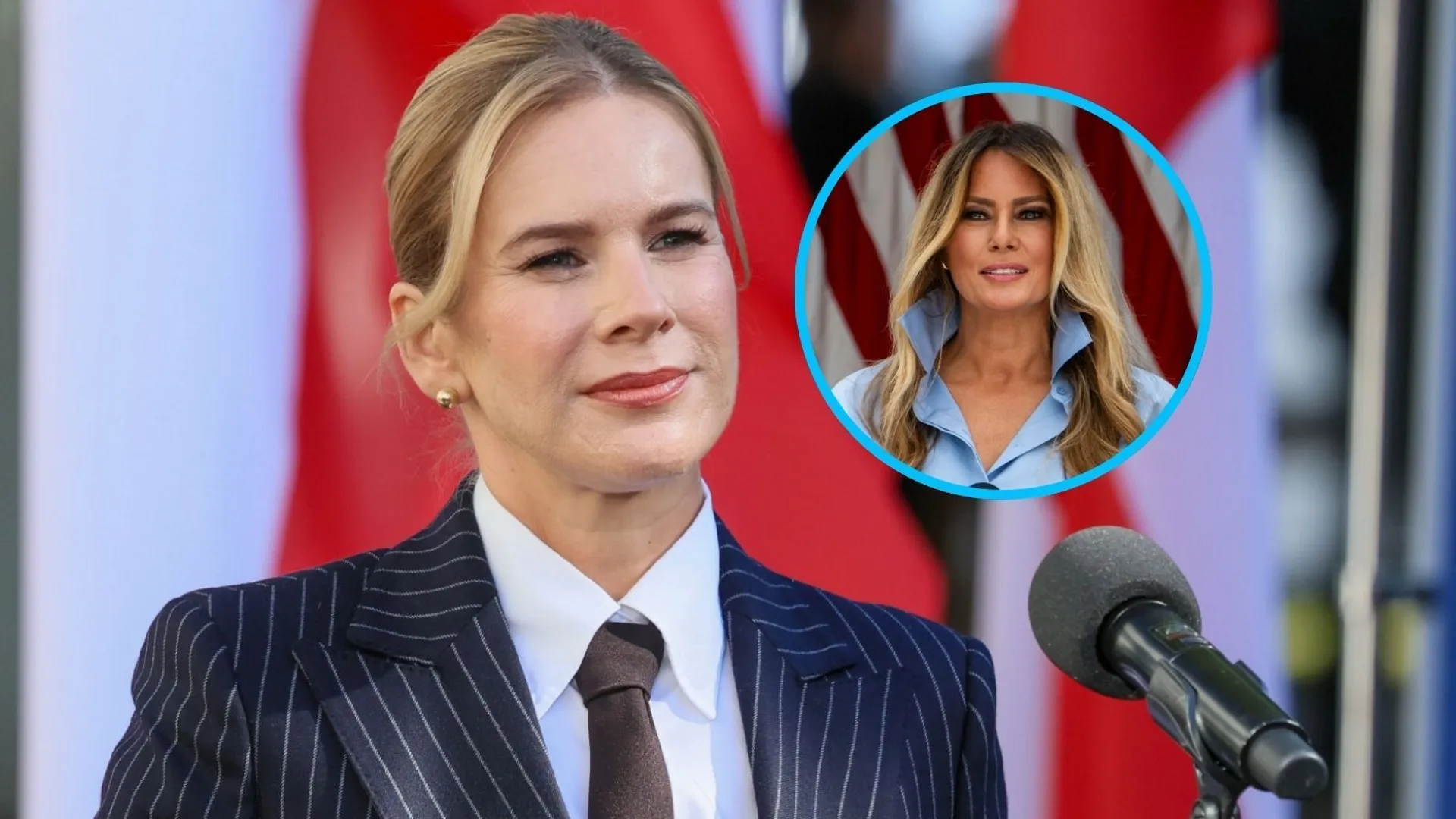 Marta Nawrocka, Melania Trump