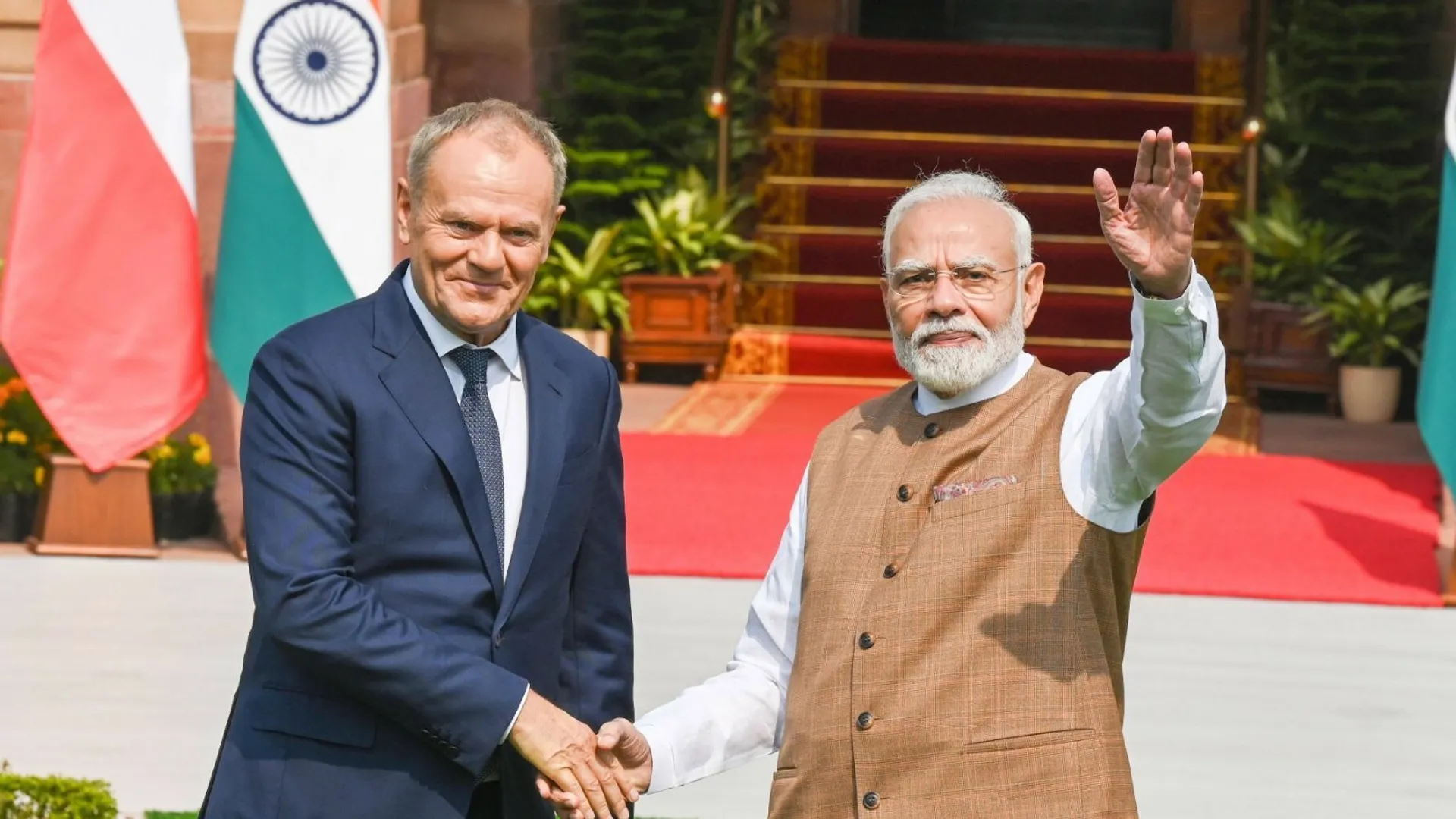 Donald Tusk w Indiach