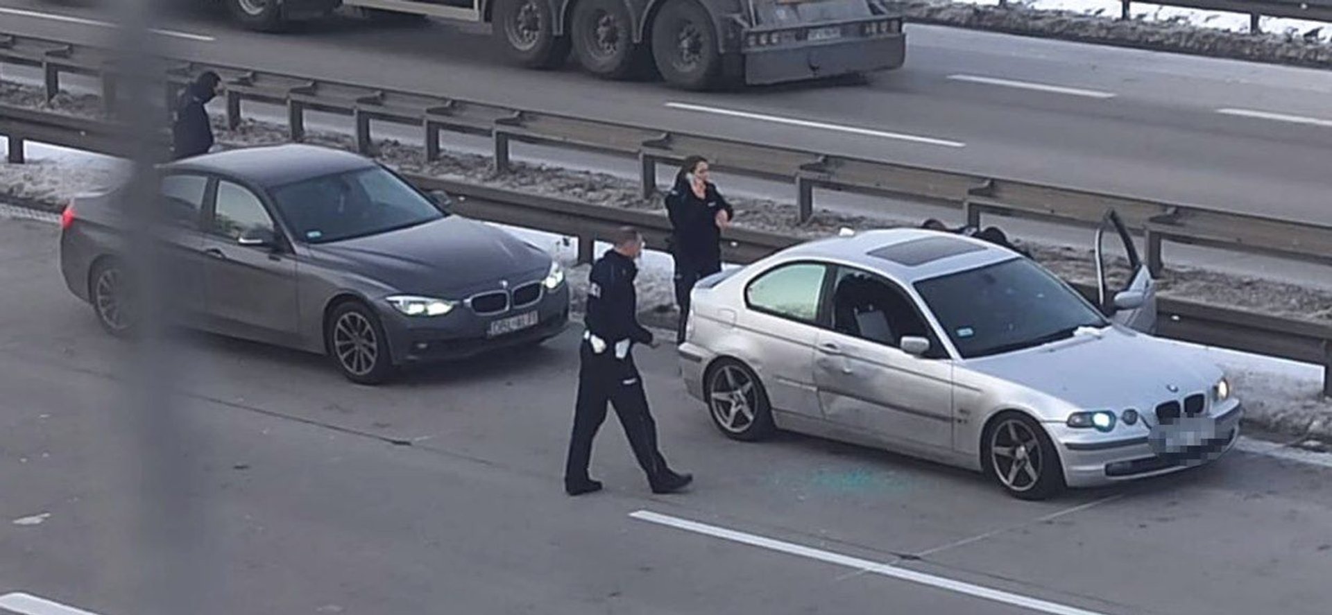 BMW pościg policji