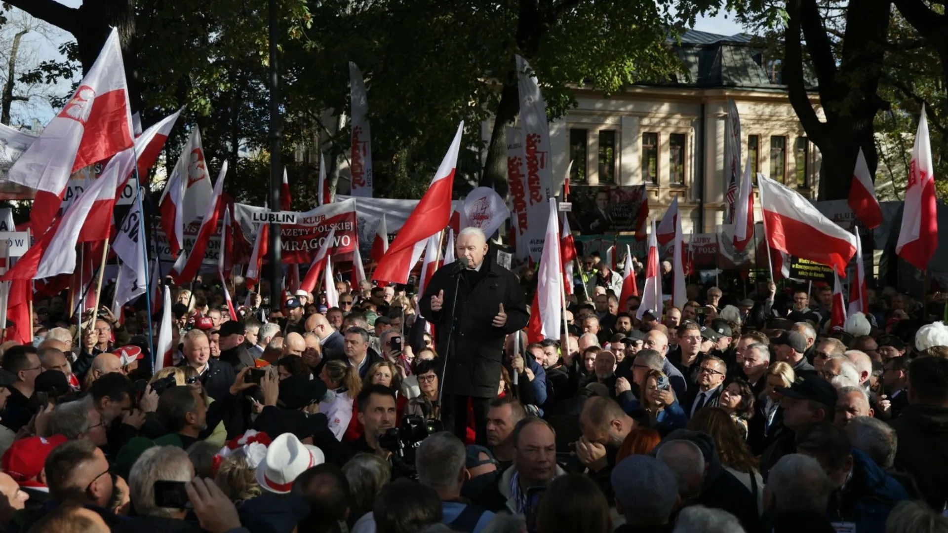Demonstracja przed Trybunałem Konstytucyjnym