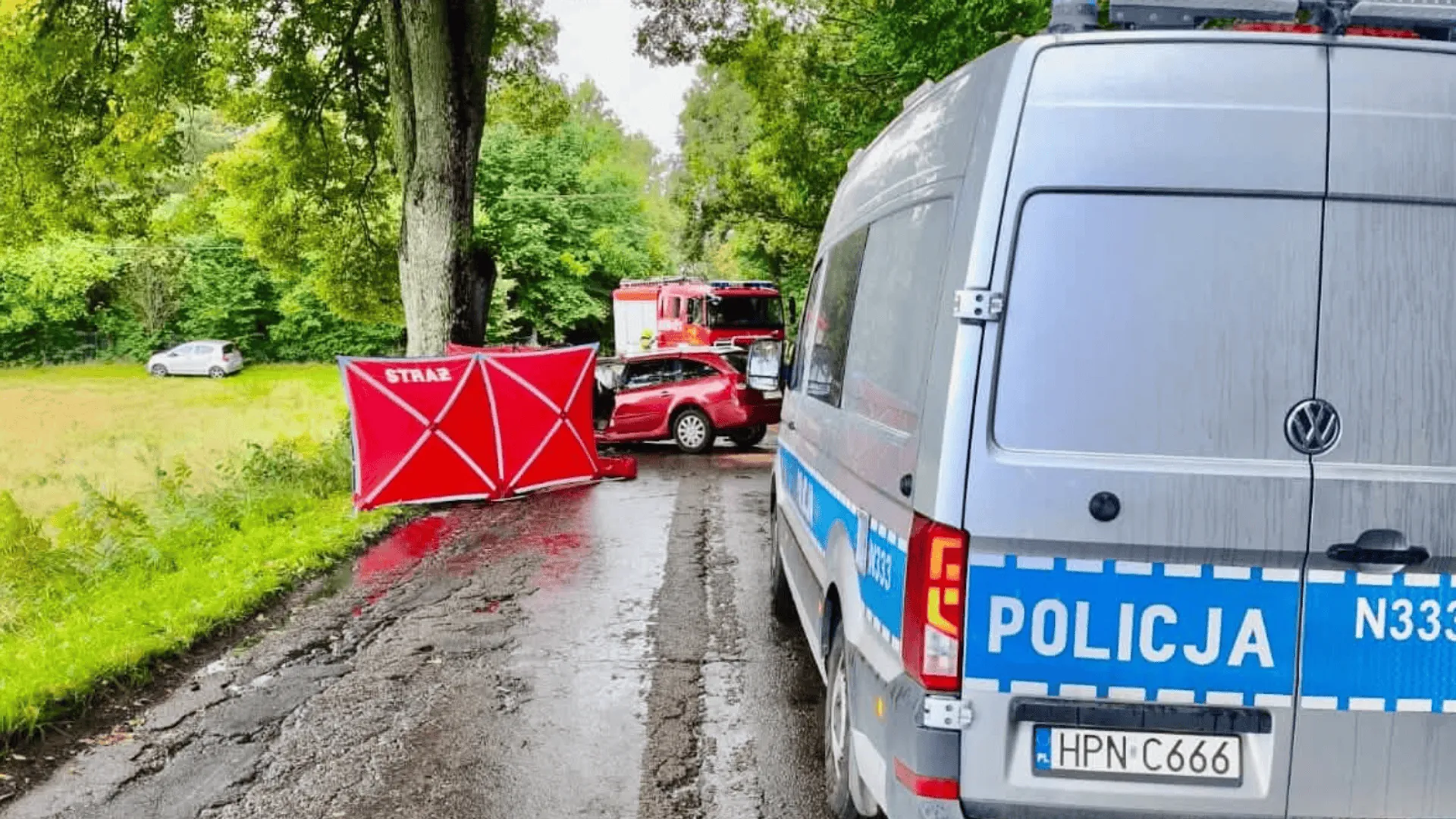 Wypadek w Pobłociu
