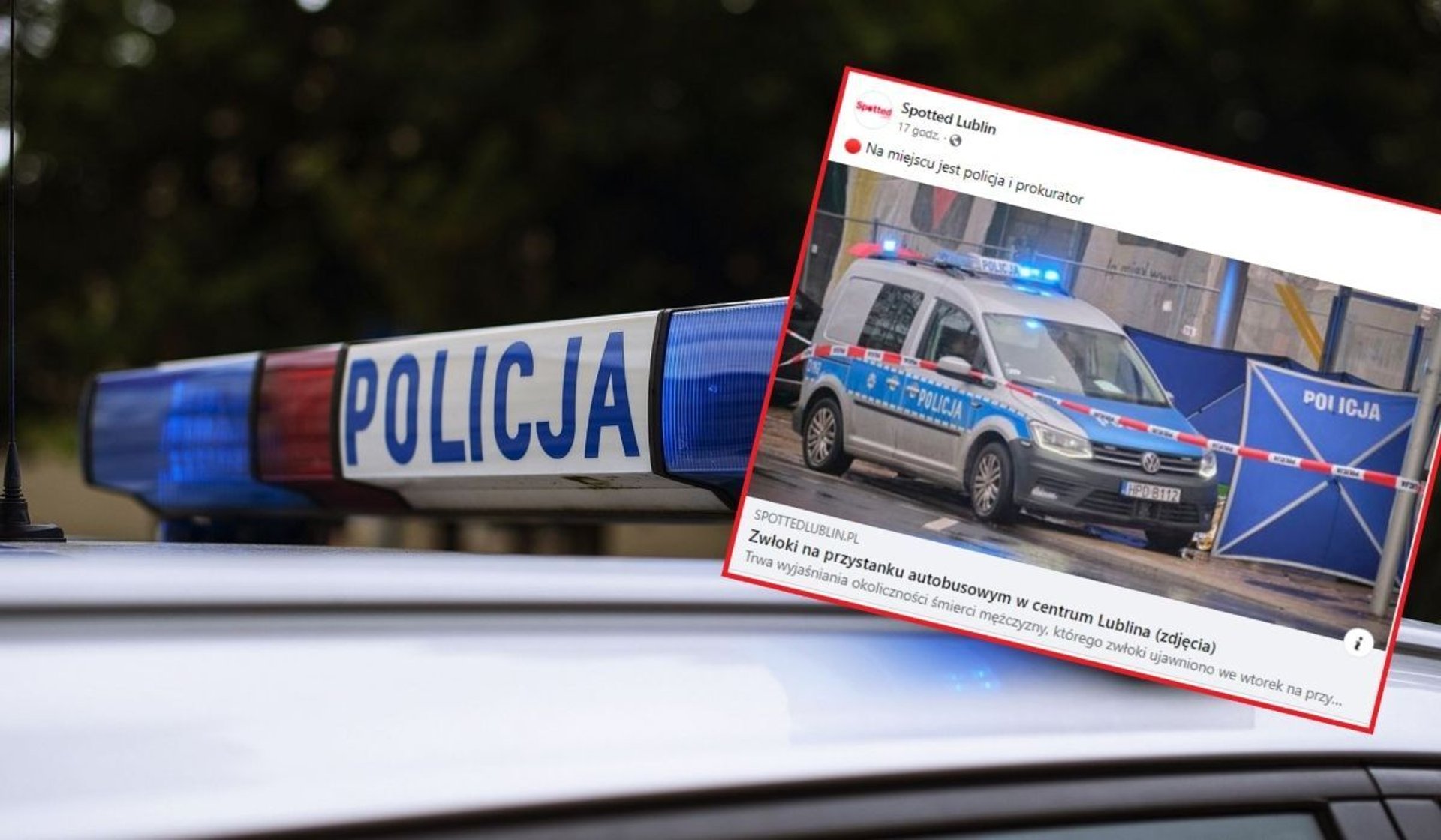 Lublin: Tragedia w centrum miasta. 68-letni mężczyzna zmarł na przystanku autobusowym