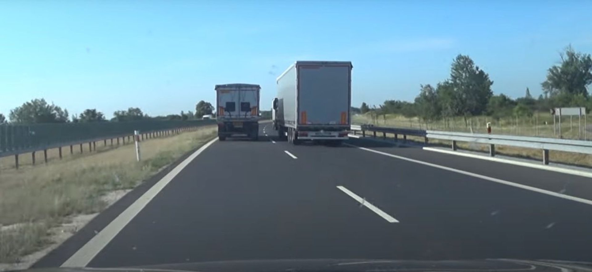 Samochód ciężarowy zakaz wyprzedzania ciężarówek