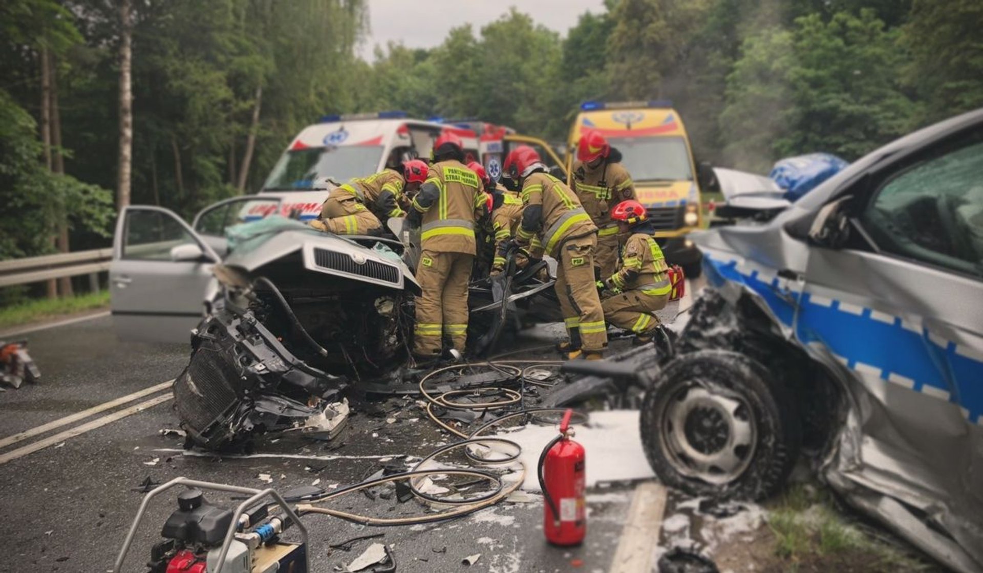 wypadek pod Giżyckiem