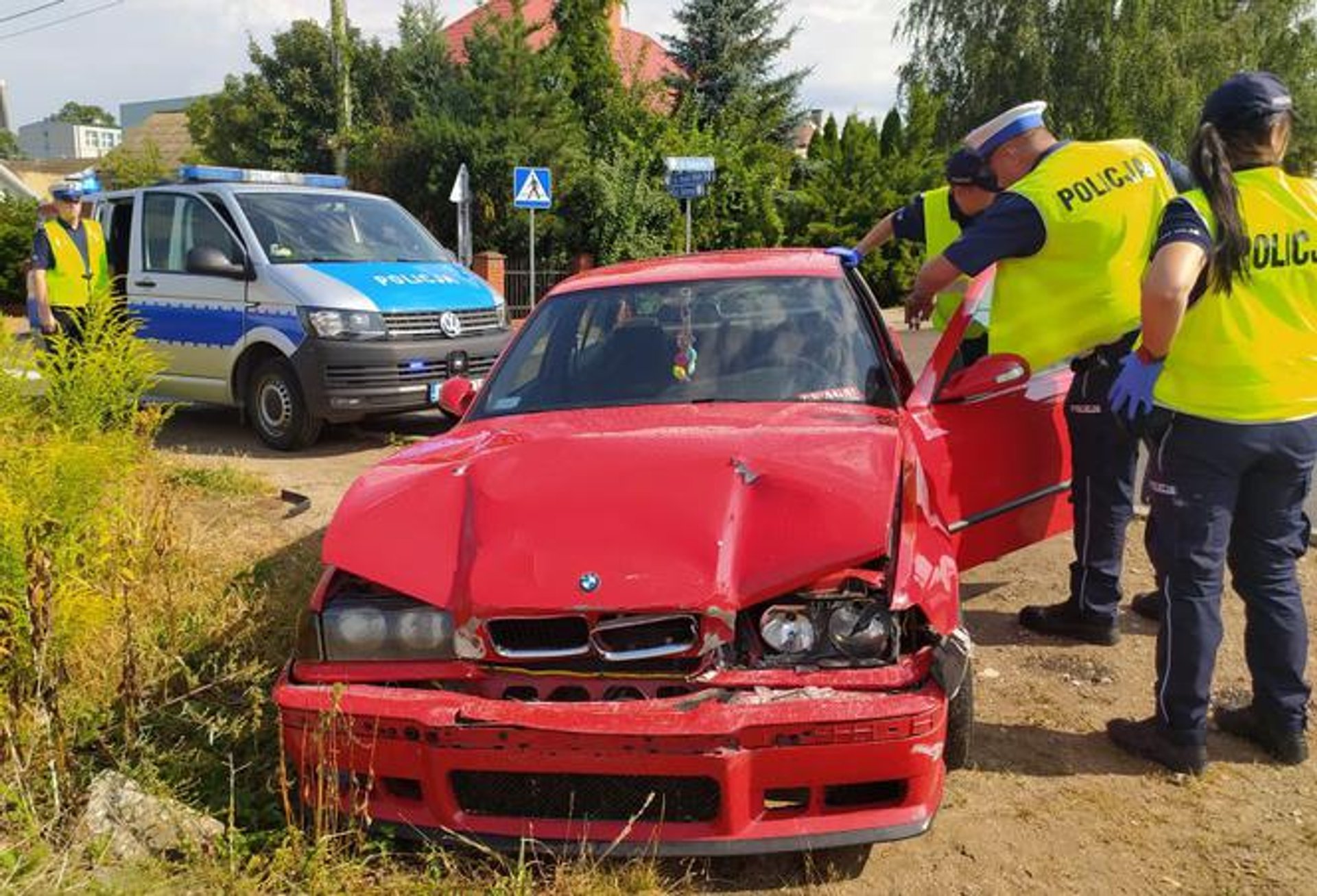 Kierowca BMW spowodował wypadek po narkotykach