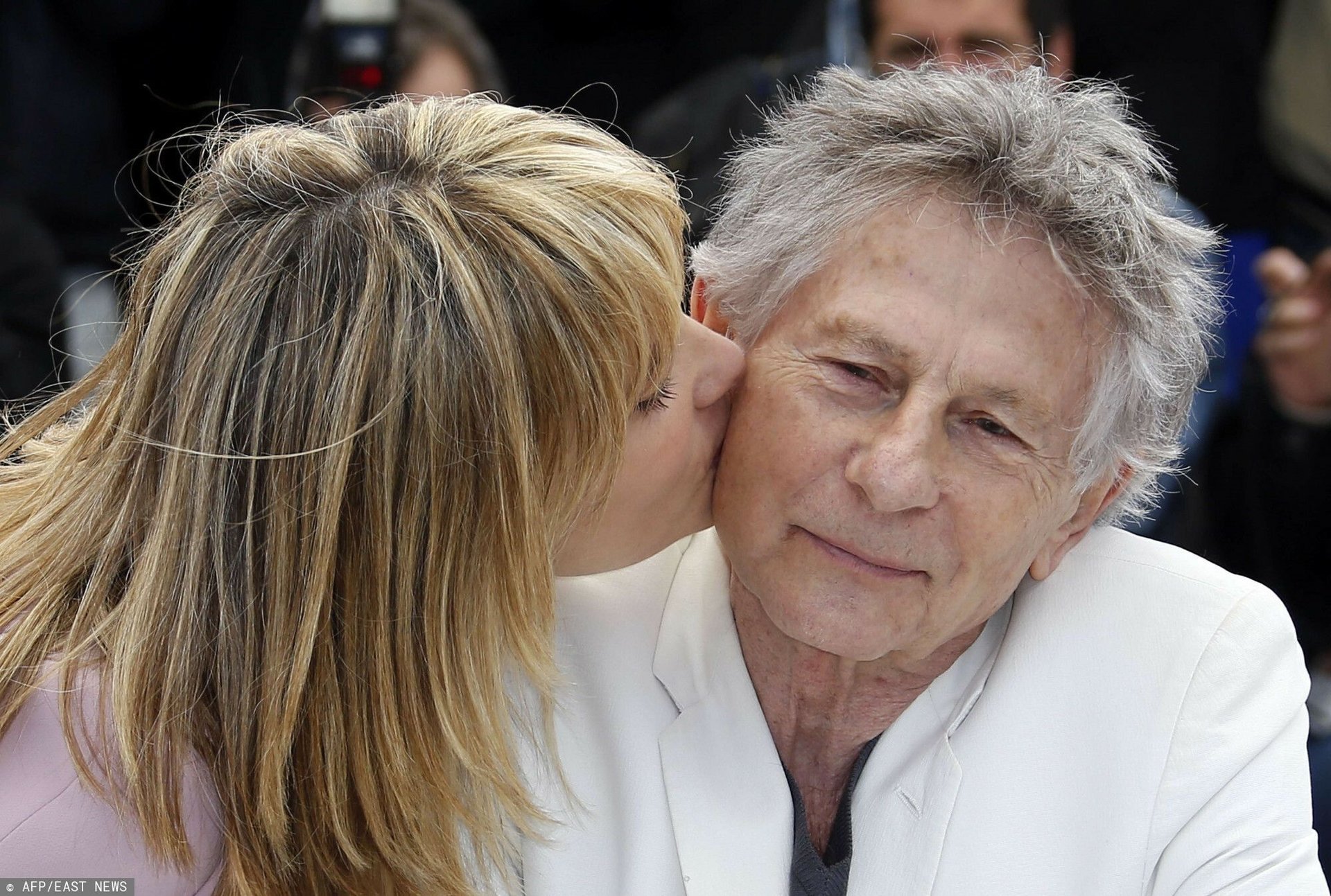 Roman Polanski i Emmanuelle Seigner, fot. AFP/EAST NEWS