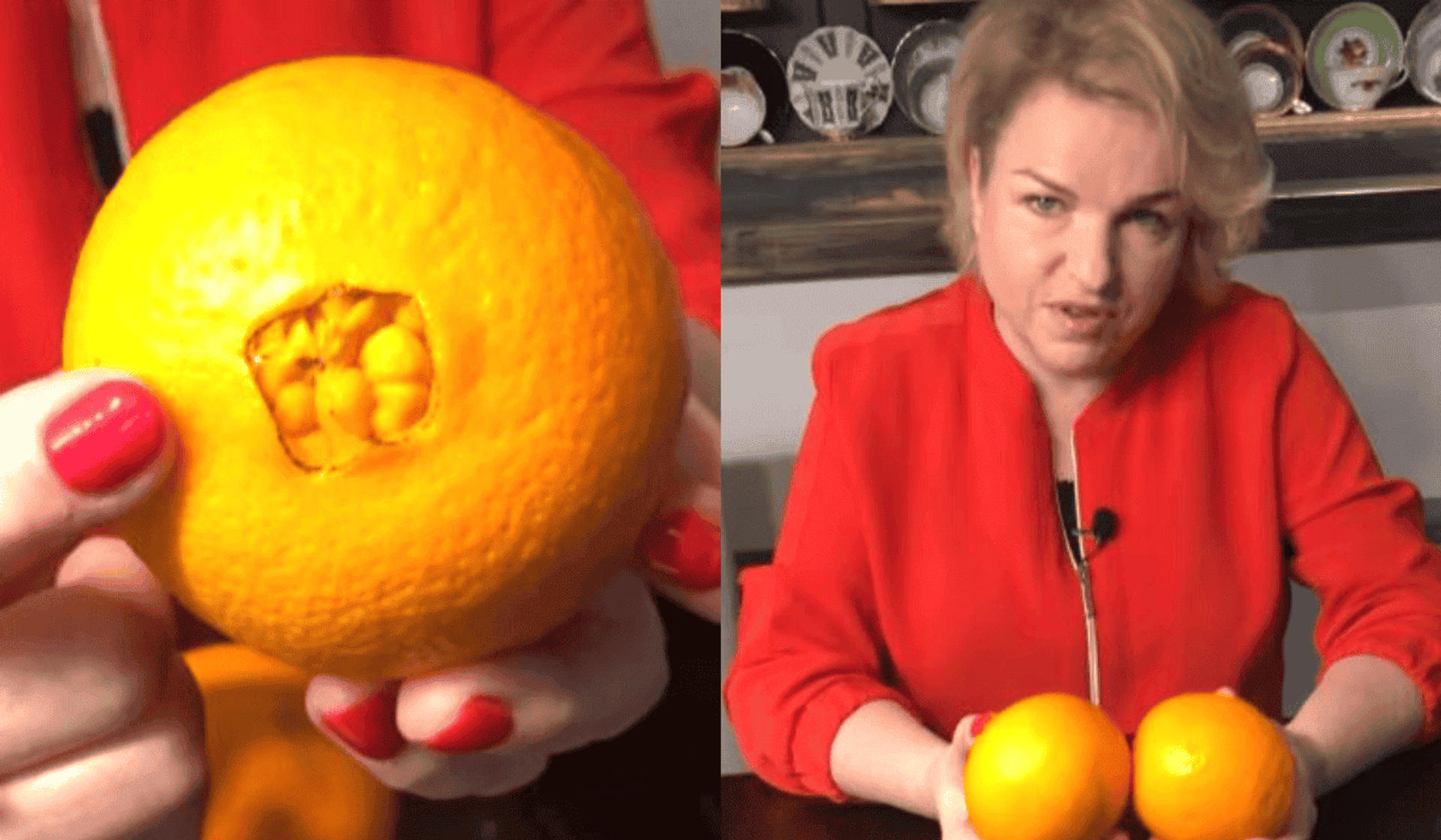 Katarzyna Bosacka wybiera pomarańcze