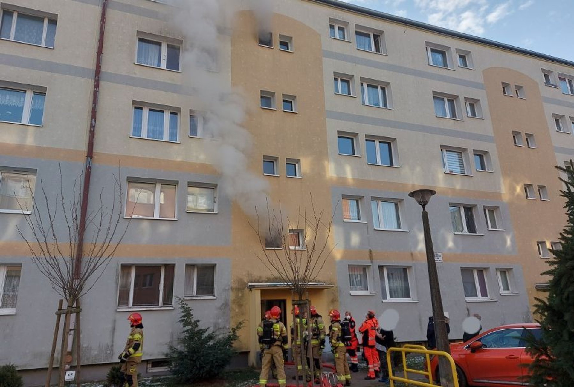 pożar w Bydgoszczy