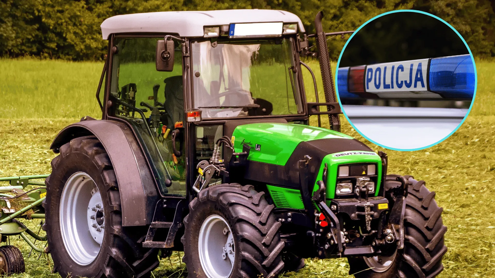 śmierć dziecka, ciągnik