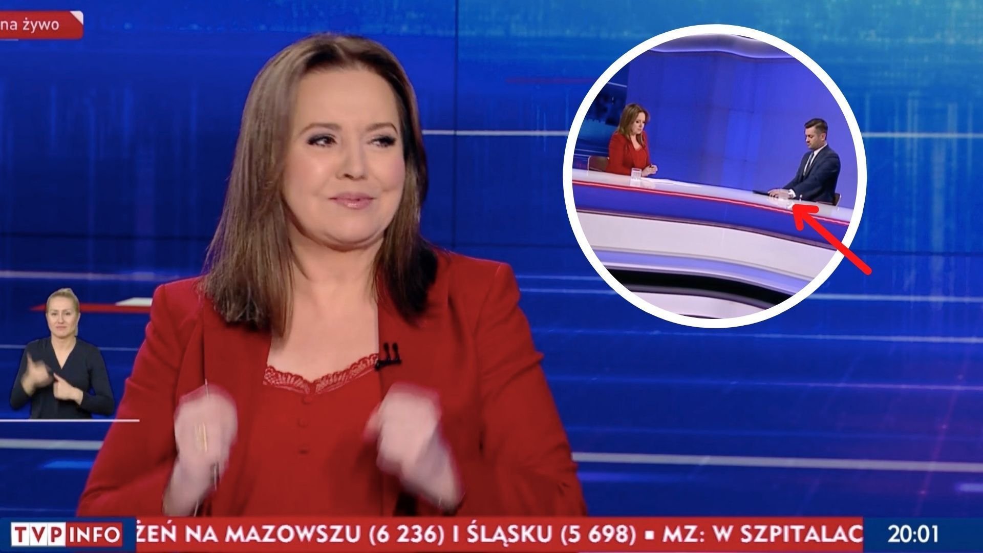 Kamil Bortniczuk będąc w studio TVP oddał głos w głosowaniu sejmowym nad lex Kaczyński