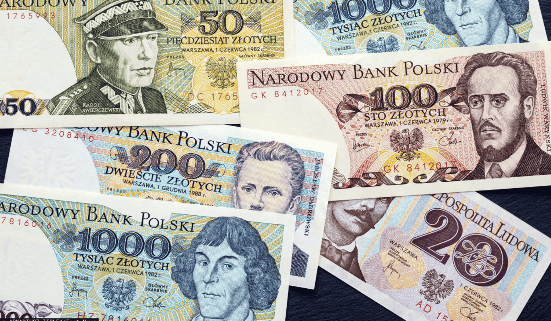 stara polska waluta banknoty