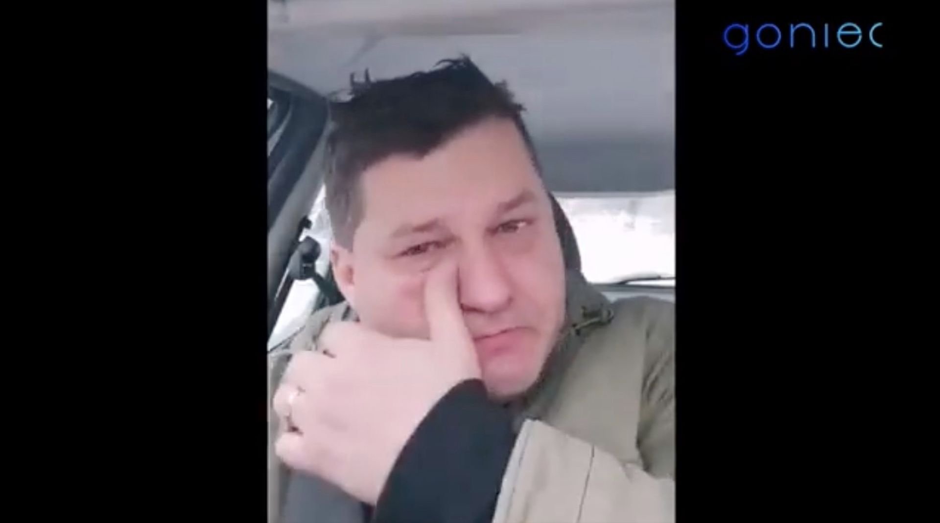 Ukrainiec w emocjonalnym filmie dziękuje Polakom za pomoc