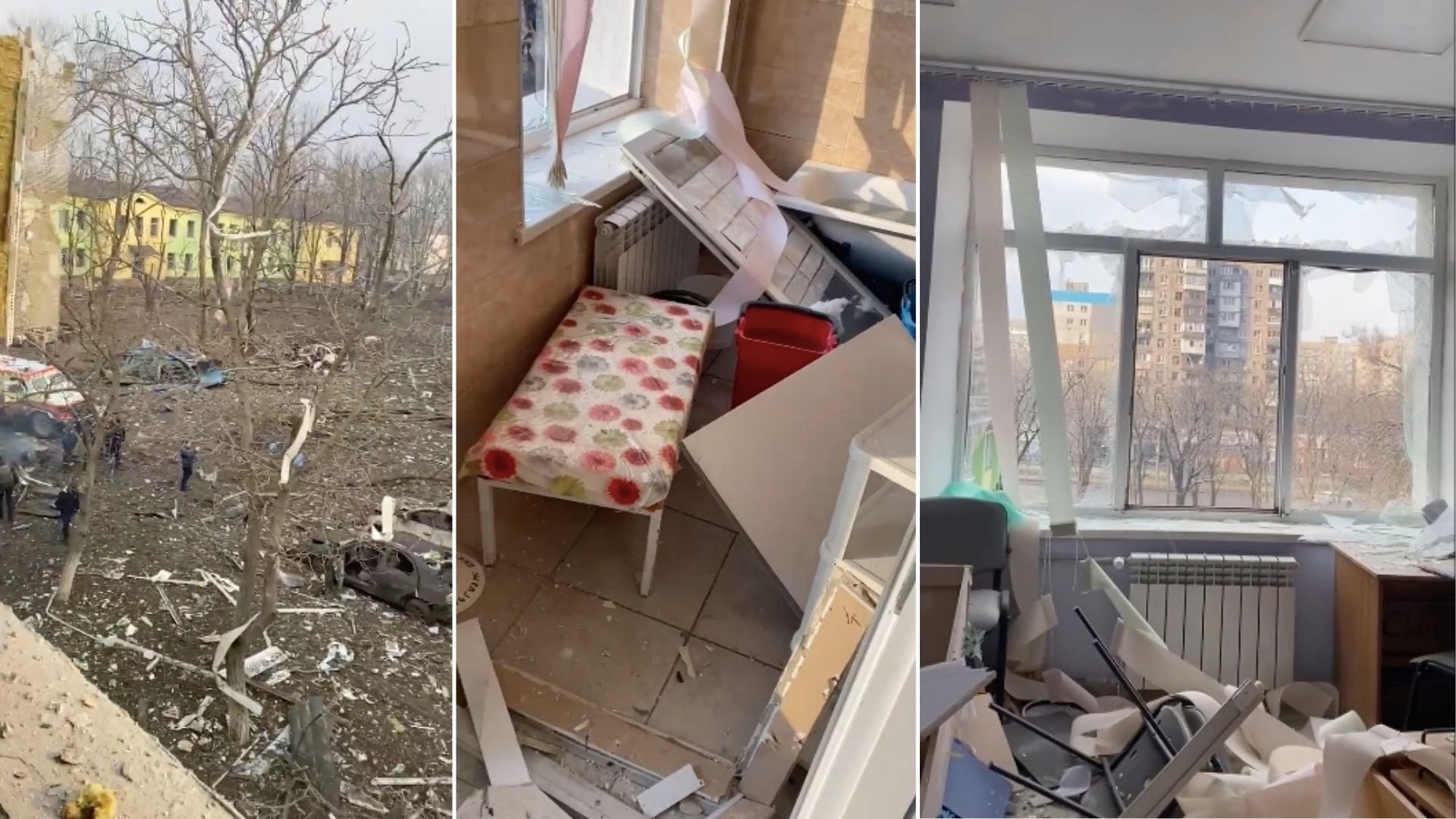 Szpital dziecięcy w Mariupolu został ostrzelany przez Rosjan
