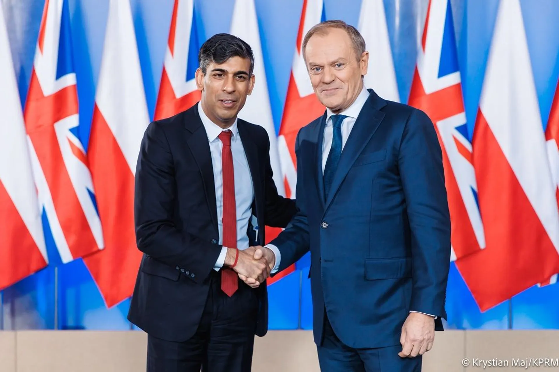 Donald Tusk, Rishi Sunak