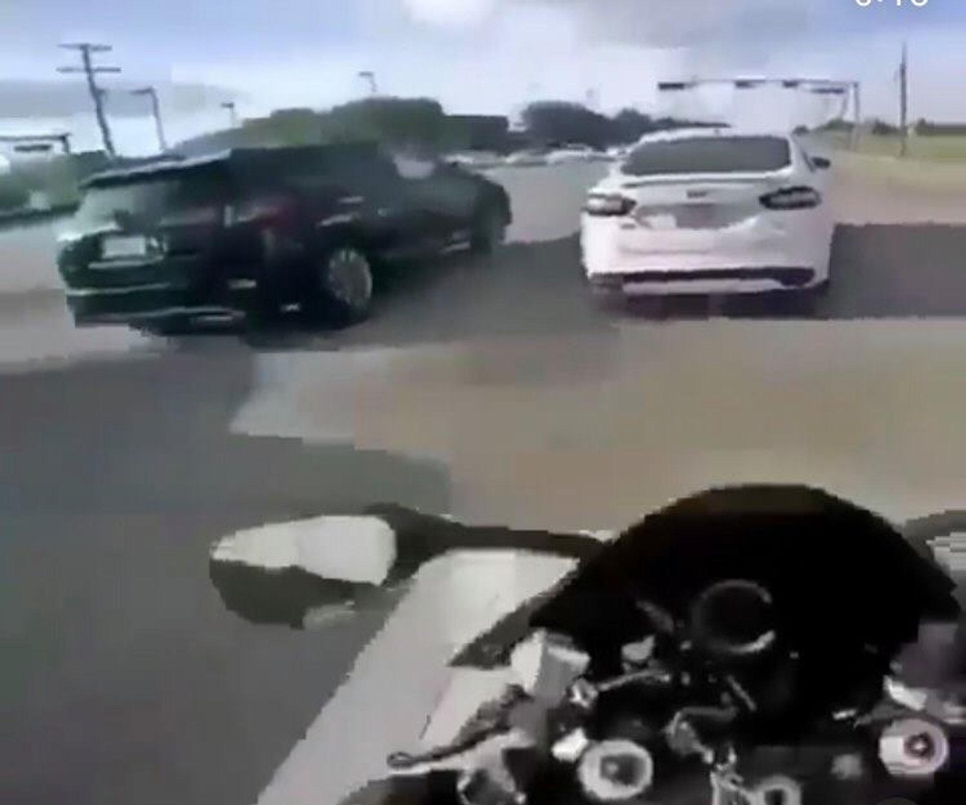 Motocyklista wypadek