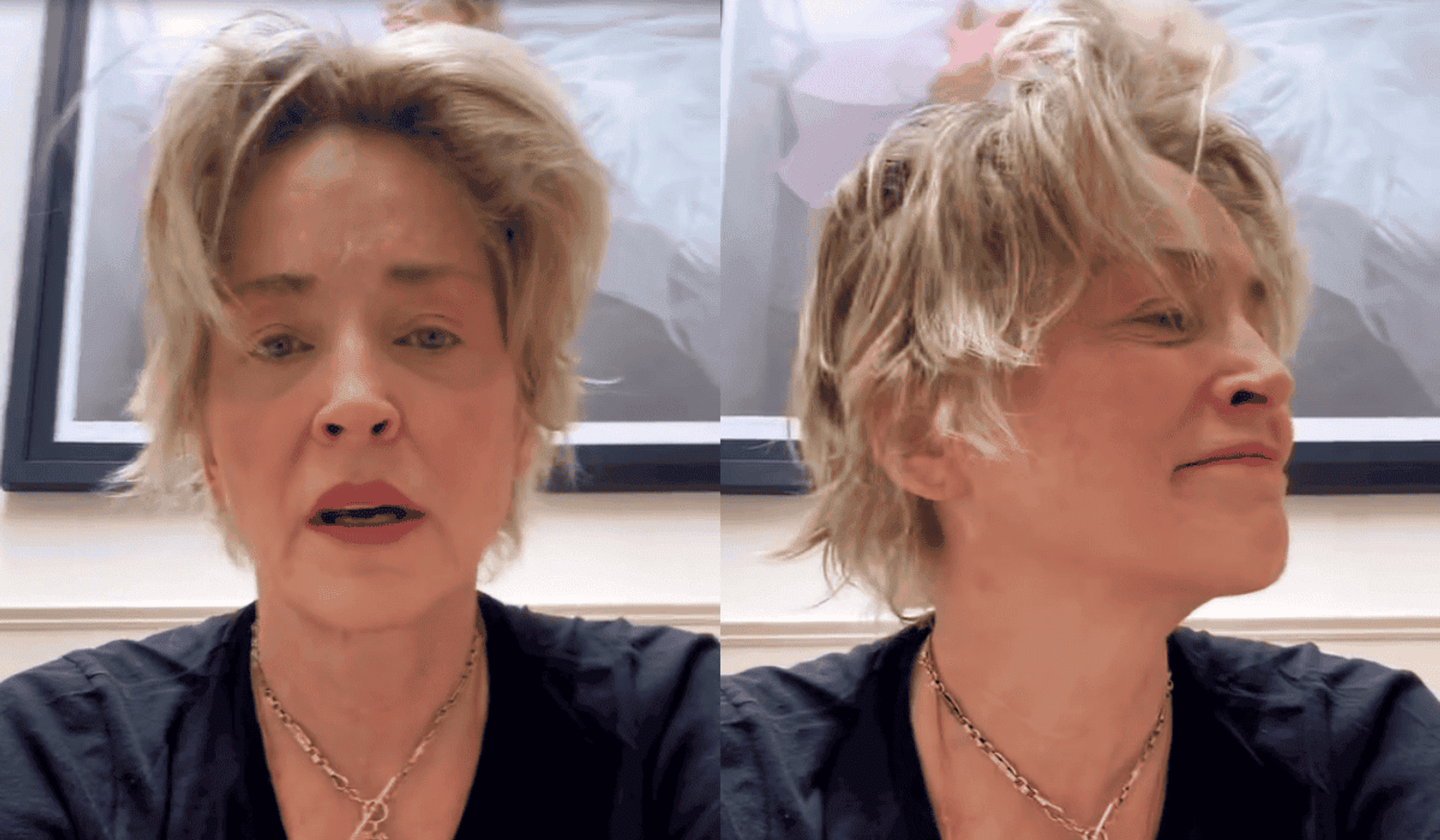 Rodzinna tragedia Sharon Stone. Gwiazda opublikowała w sieci rozrywające nagranie