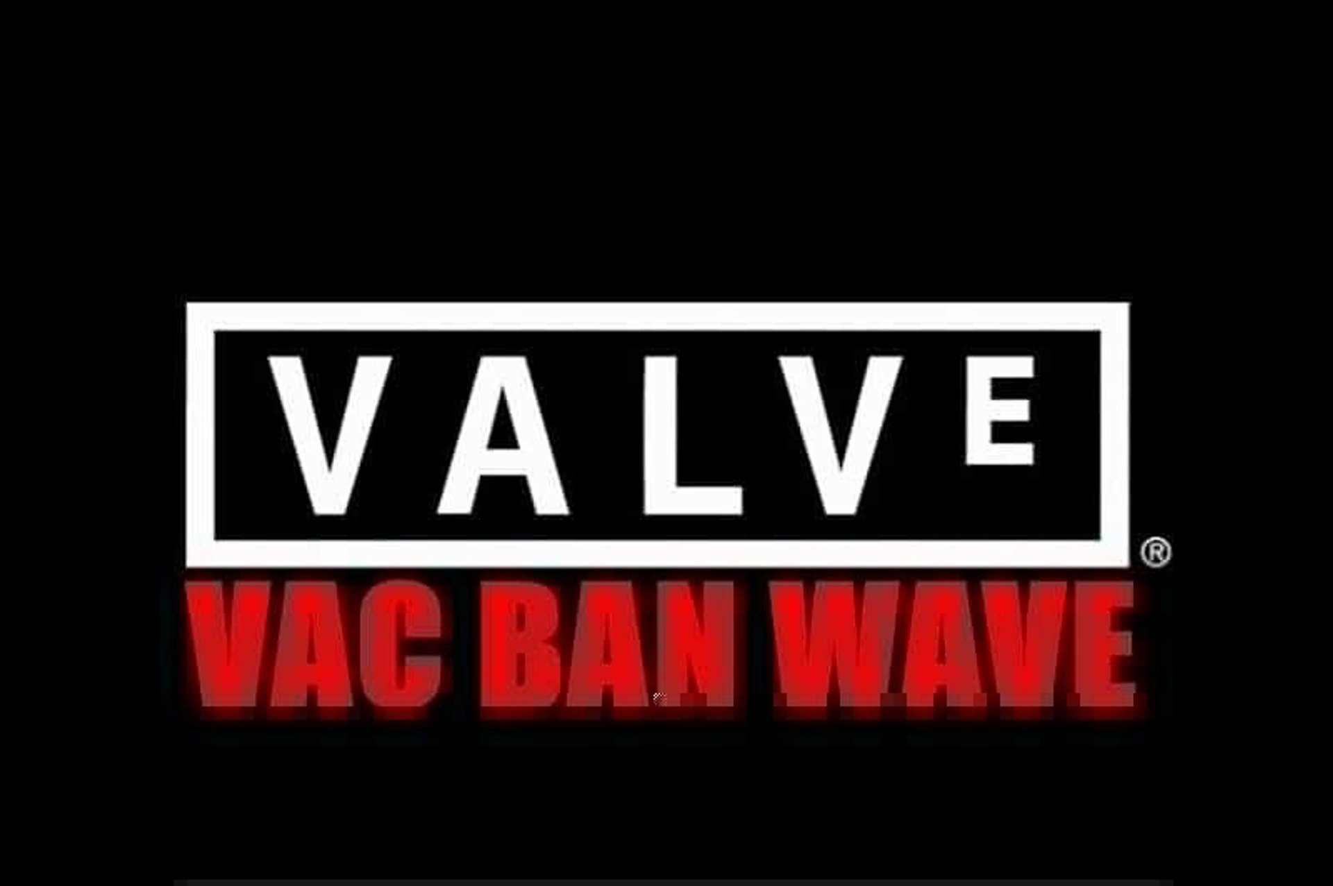 Grafika przedstawiająca VAC BAN WAVE w grach produkcji Valve.