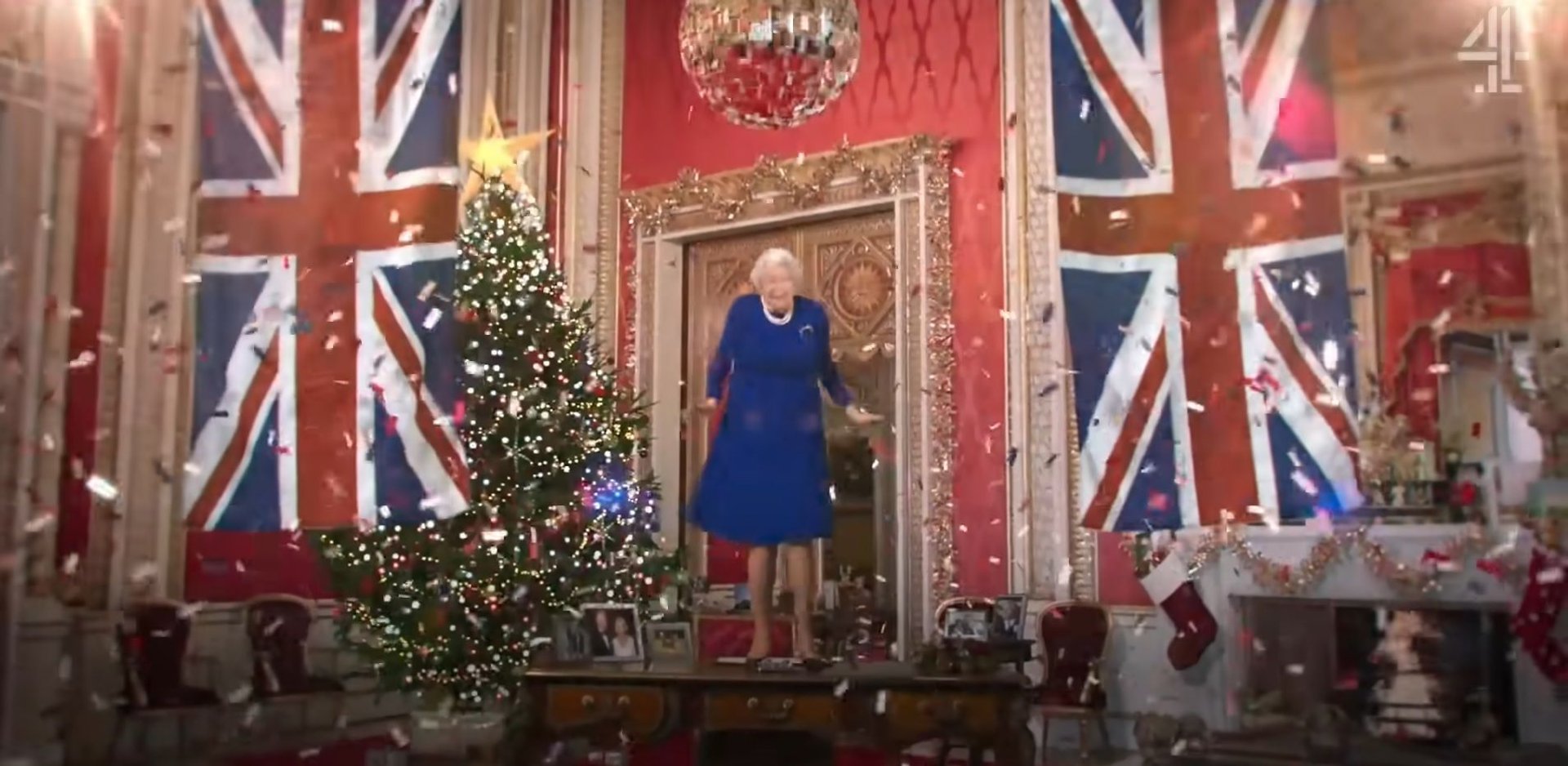 Królowa Elżbieta II w technologii deepfake