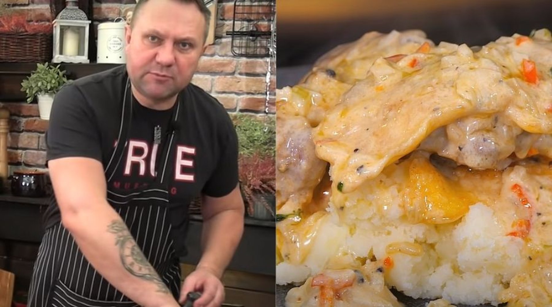 Tomasz Strzelczyk, obiad z kurczaka