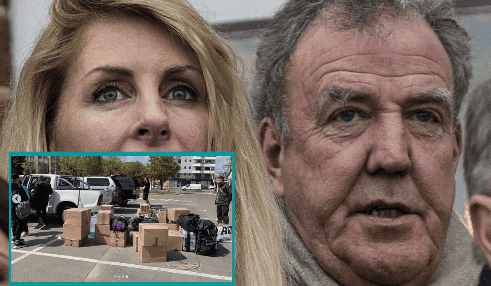 Jeremy Clarkson wspomaga zbiórkę. Udało się zakupić kilka samochodów i wysłać na Ukrainę