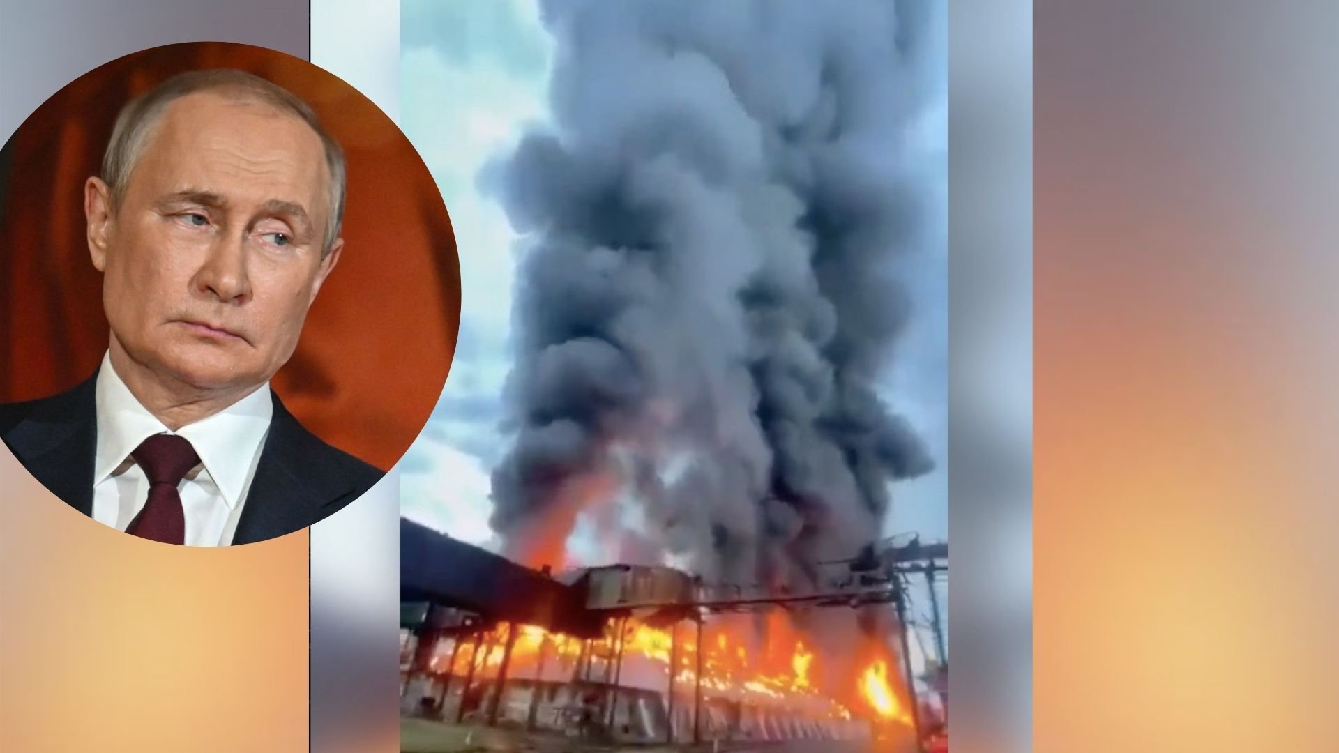 Kolejny gigantyczny pożar w Rosji, spłonął magazyn z żywnością