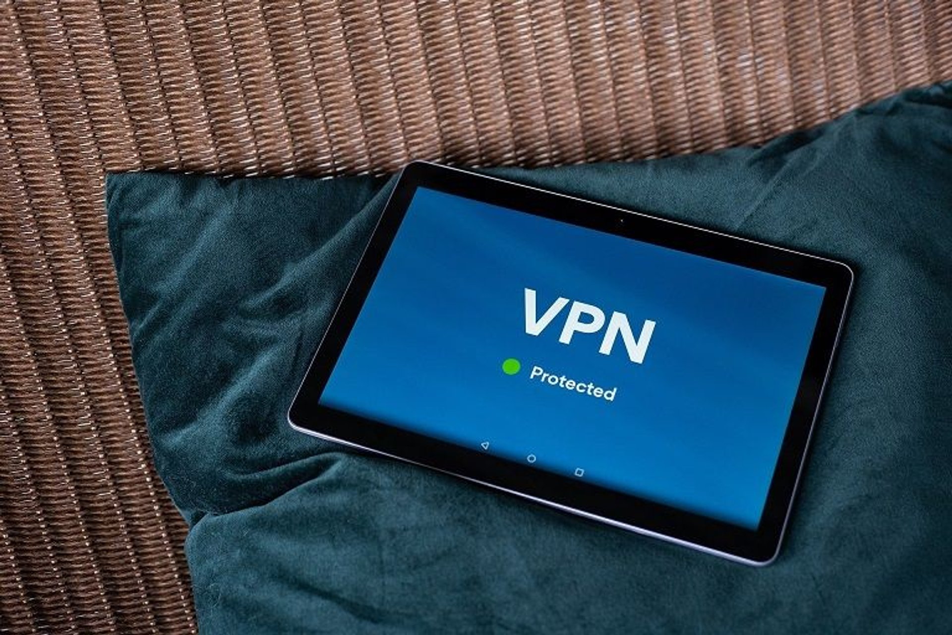 Aktywny VPN na tablecie