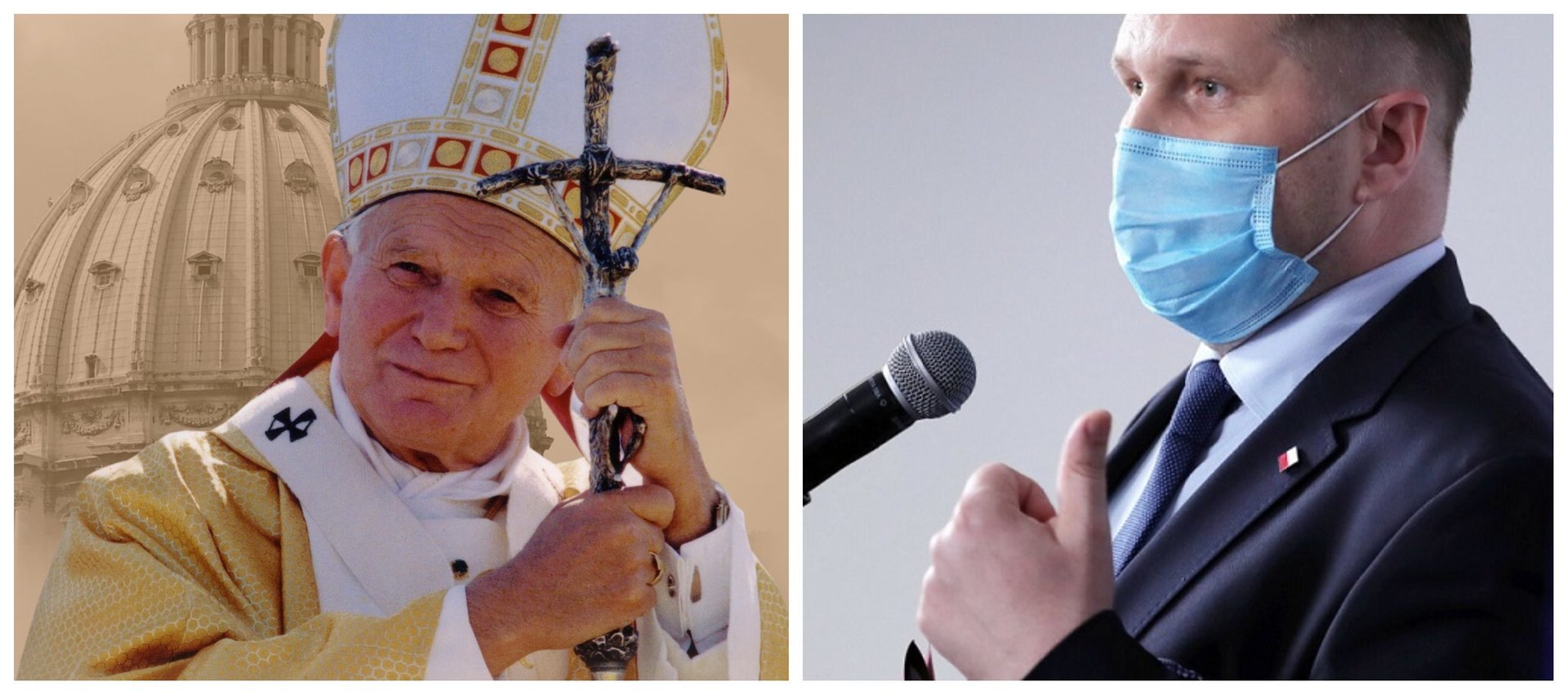 Przemysław Czarnek wprowadza papieża do nauki szkolnej
