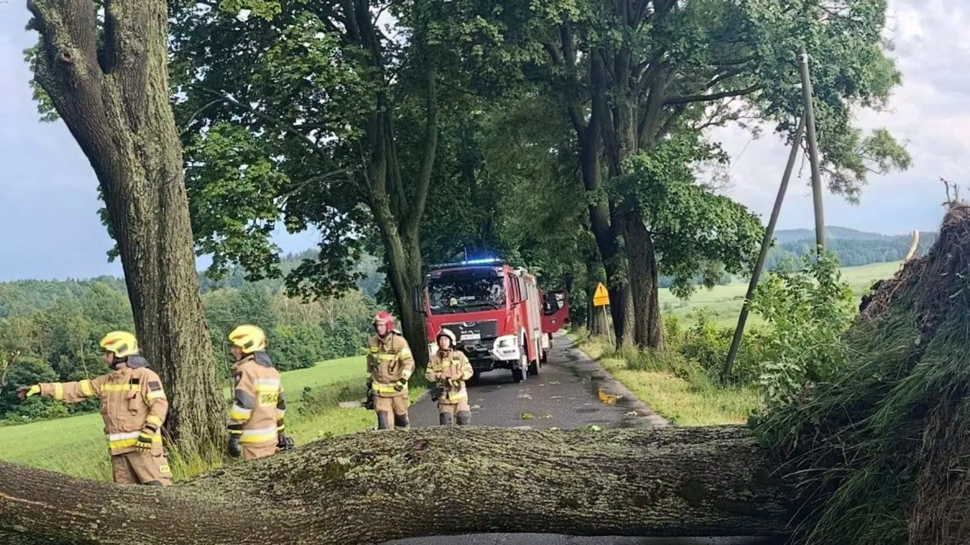 burze, Polska, straż pożarna