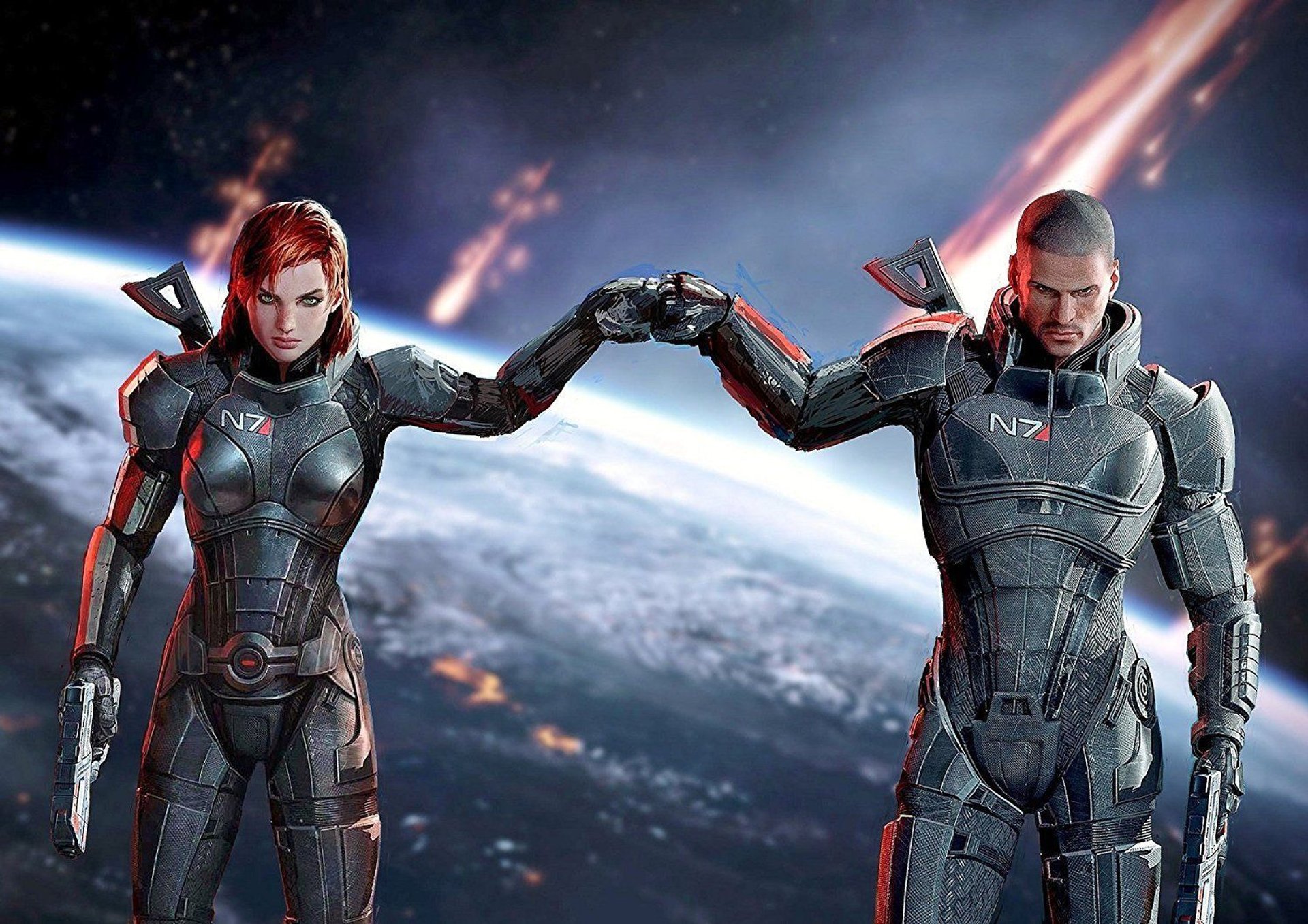 Mass Effect 3 komandor Shepard