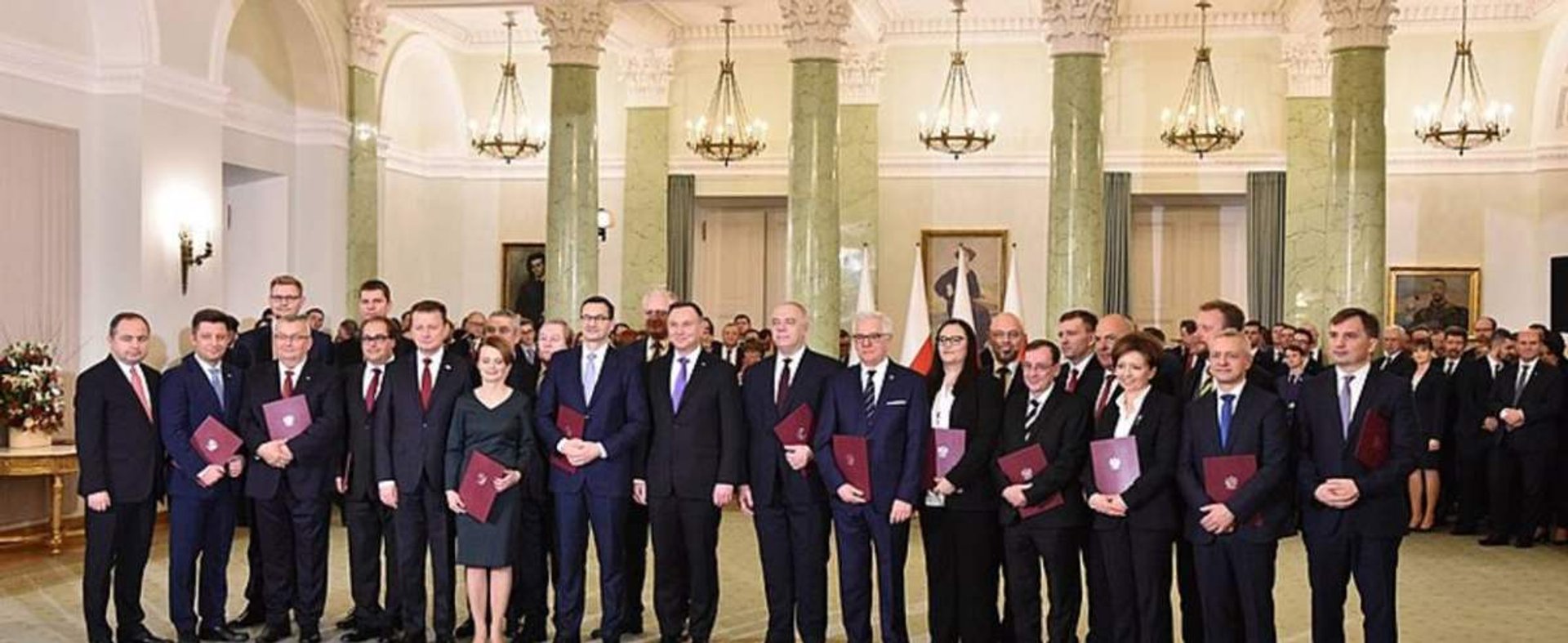 Uroczystość powołania Rady Ministrów z udziałem Marszałek Sejmu